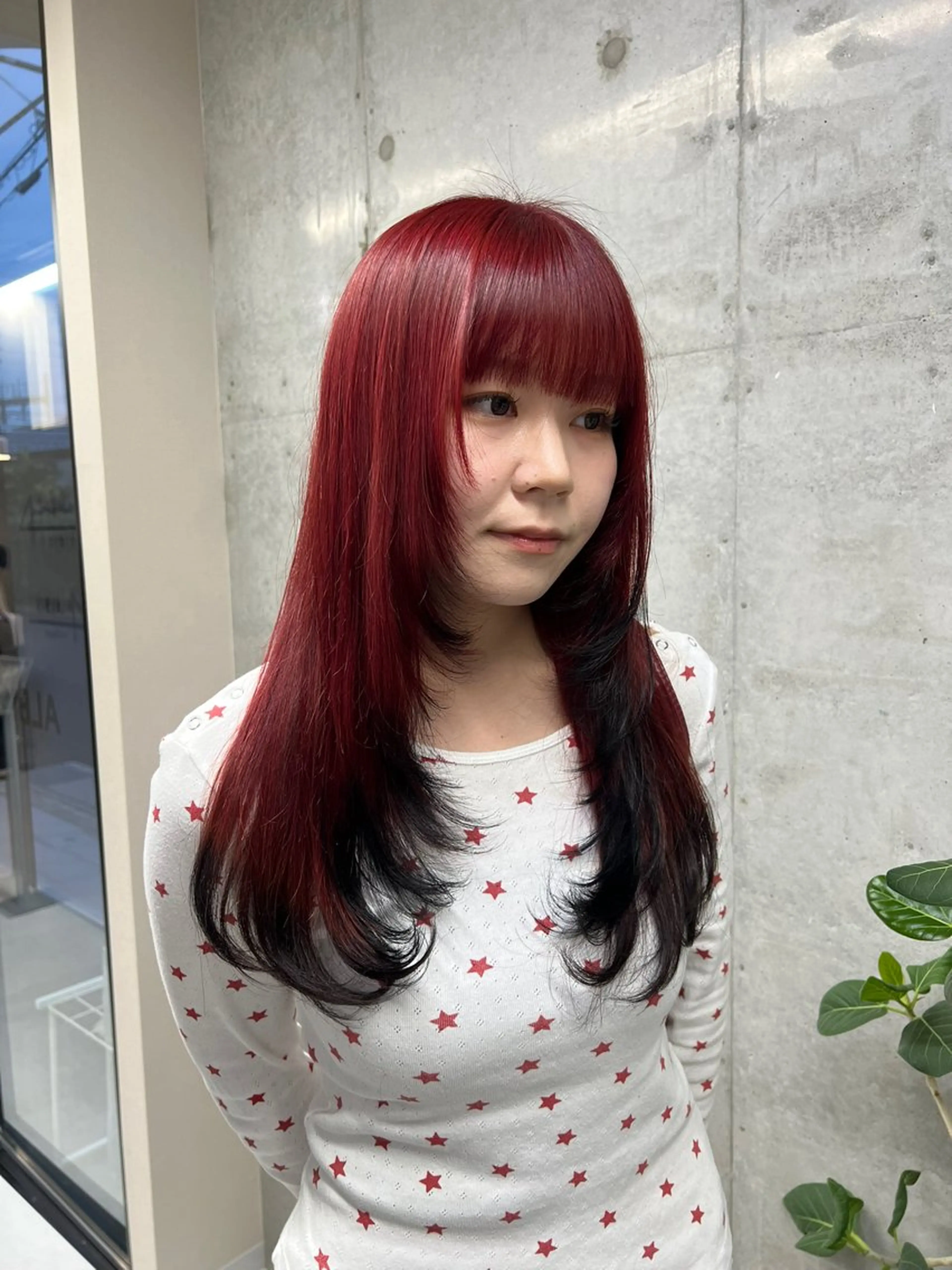 ロング 青木 芽生のヘアスタイル