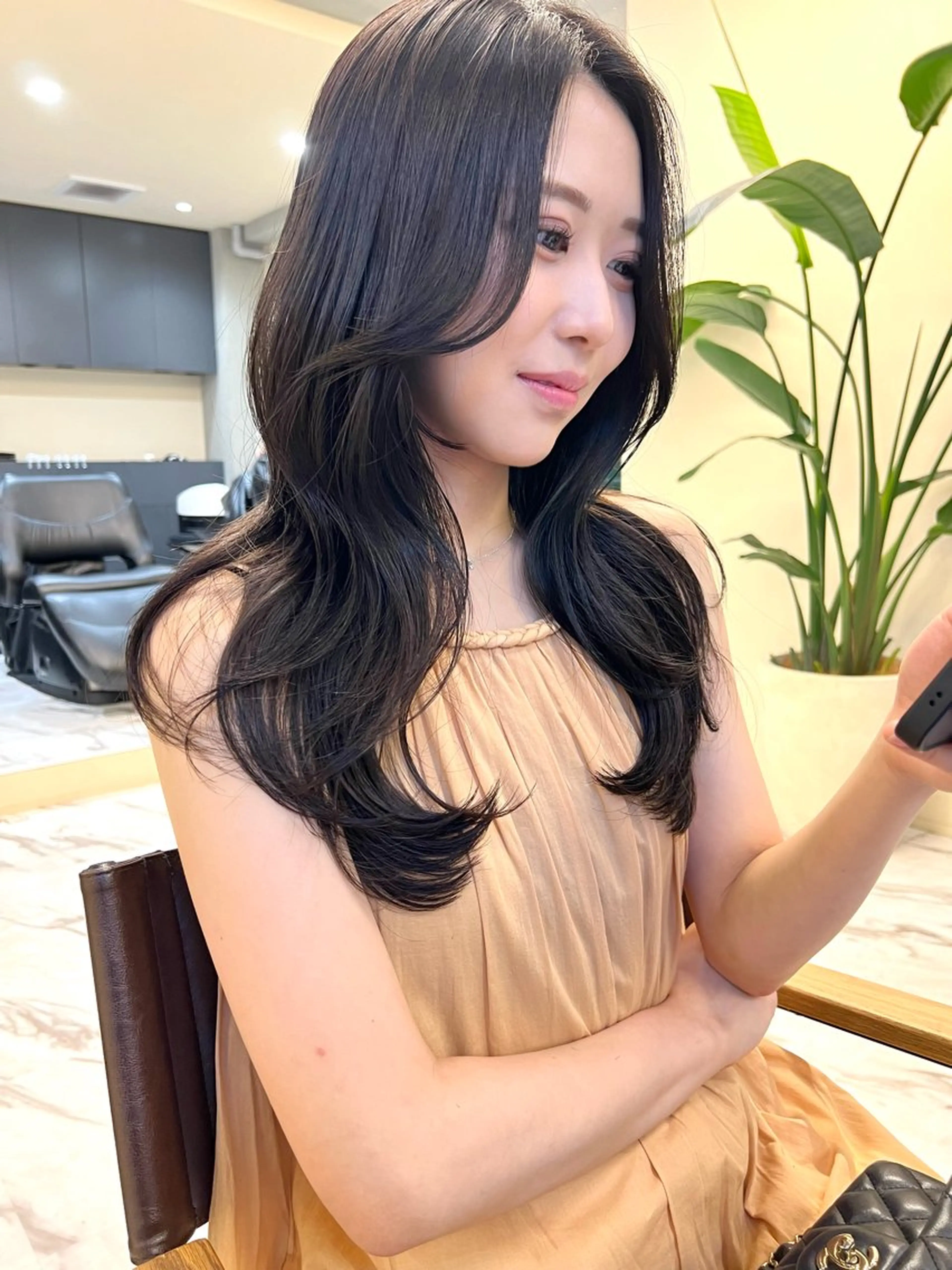 ロング カラー ヘアアレンジ レイヤー/透明感 🍃鈴木裕介のヘアスタイル