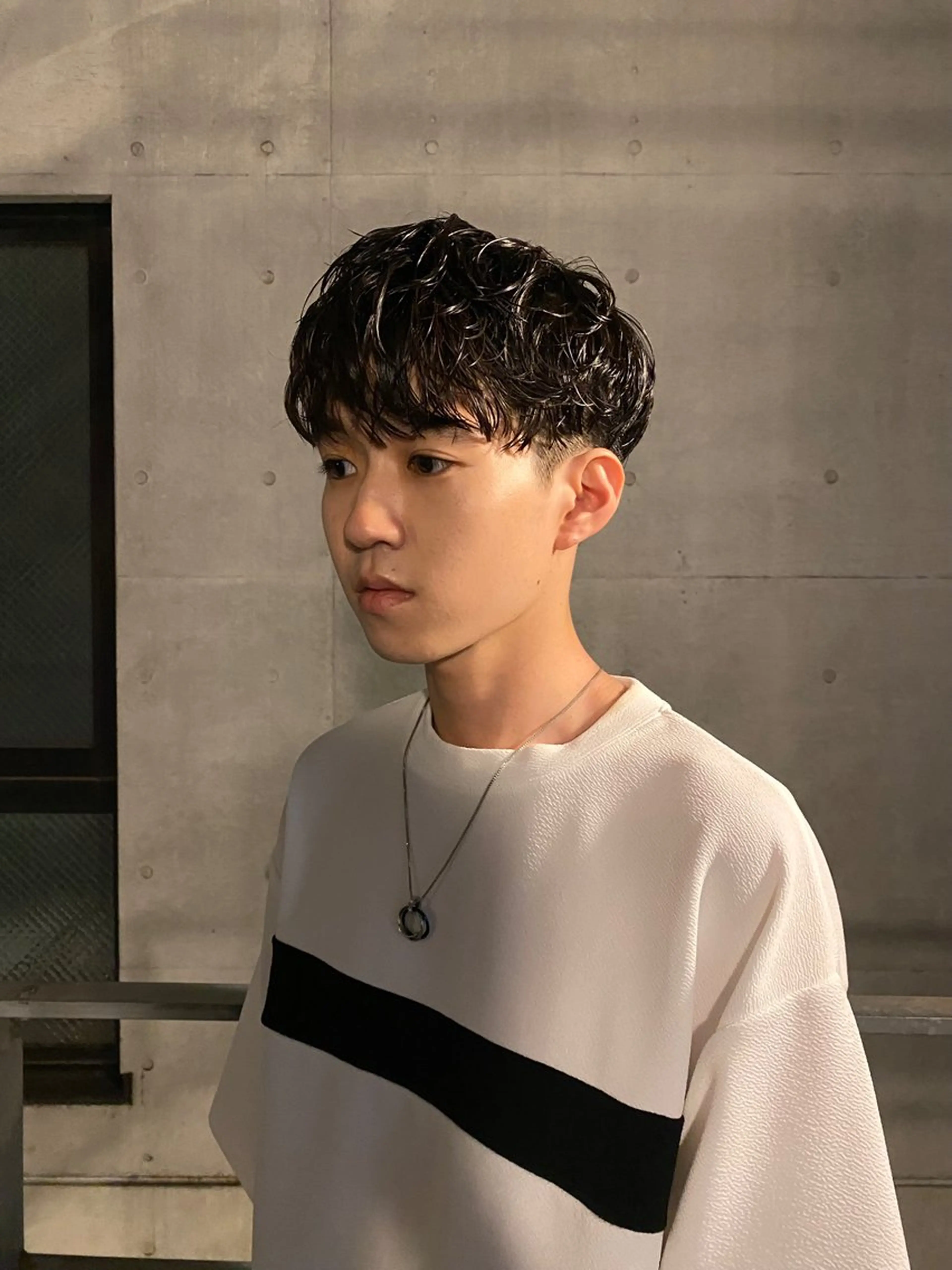ショート パーマ メンズ カット パーマ トリートメント ヘッドスパ おしゃれパーマ メンズ特化/みーまんのヘアスタイル