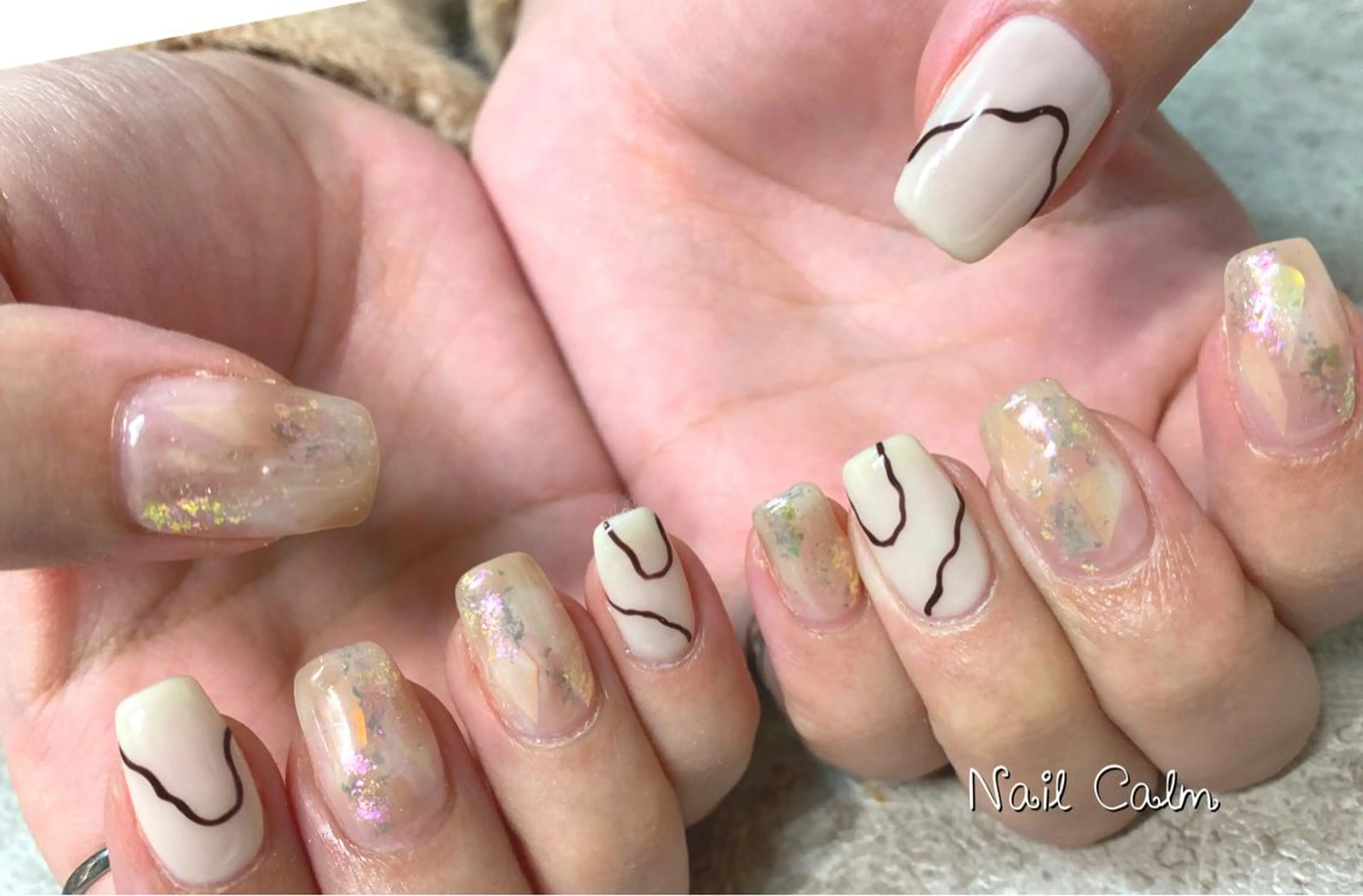 ネイル アートネイル ハンドネイル Nail Calm所属・プライベートサロン Calmのネイルデザイン