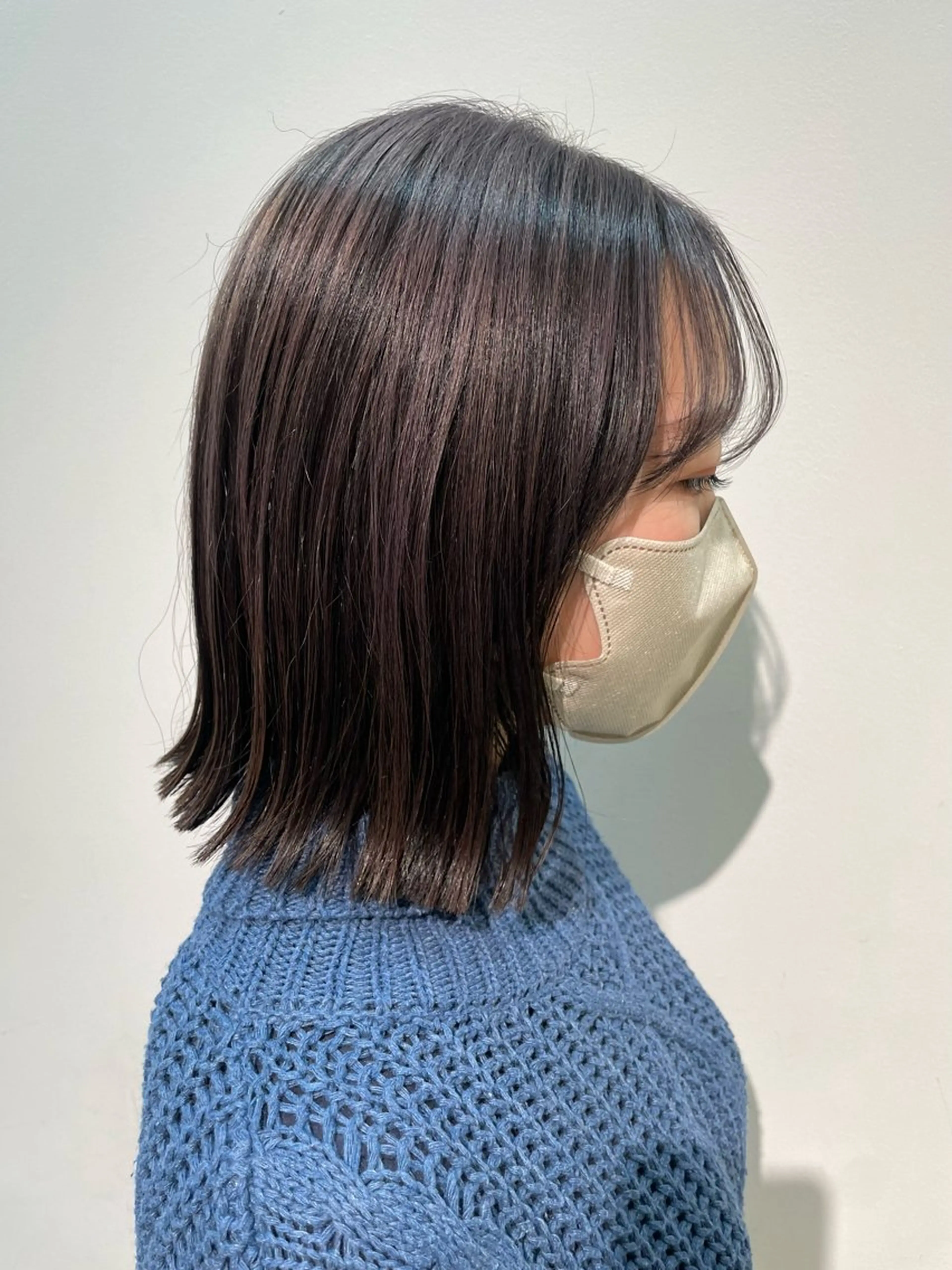 ミディアム ヘアカラー トリートメント Sana 🦢のヘアスタイル
