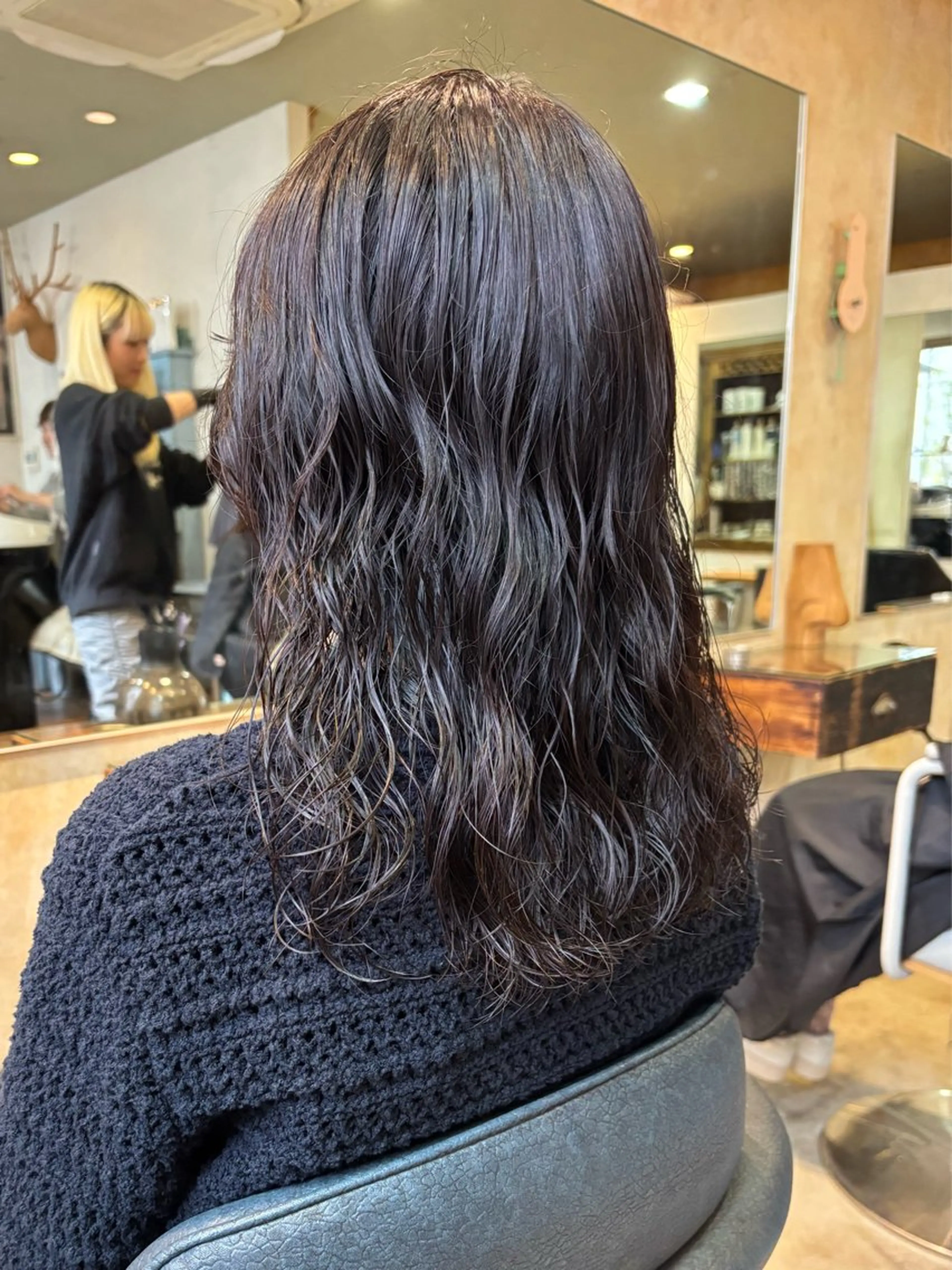 セミロング カラー パーマ iki所属・パーマstyle てるてるのヘアスタイル
