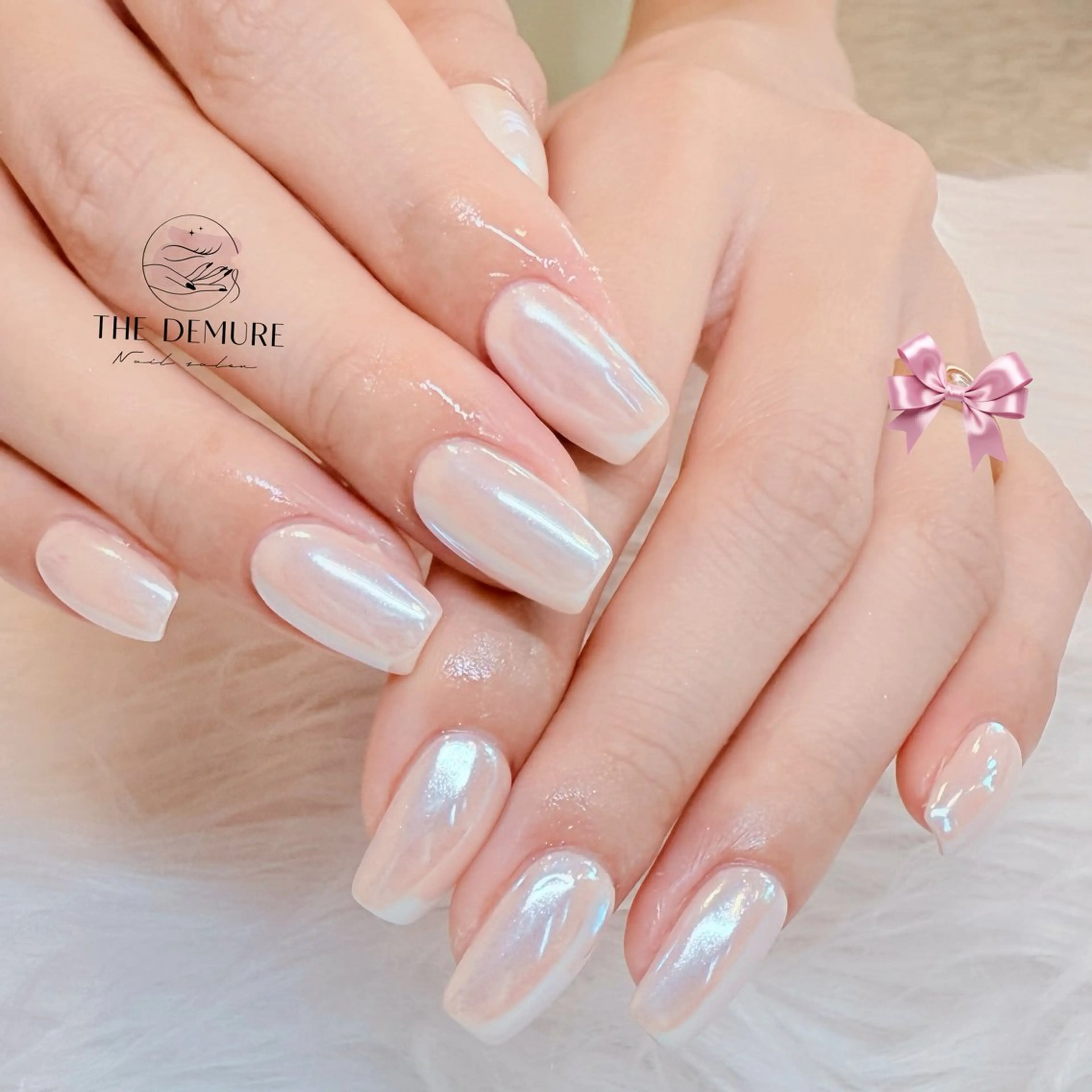 ネイル アートネイル オーロラネイル 韓国ネイル マグネットネイル オフィスネイル ハンドネイル ハンドケア NailDemure 【銀座店】のネイルデザイン