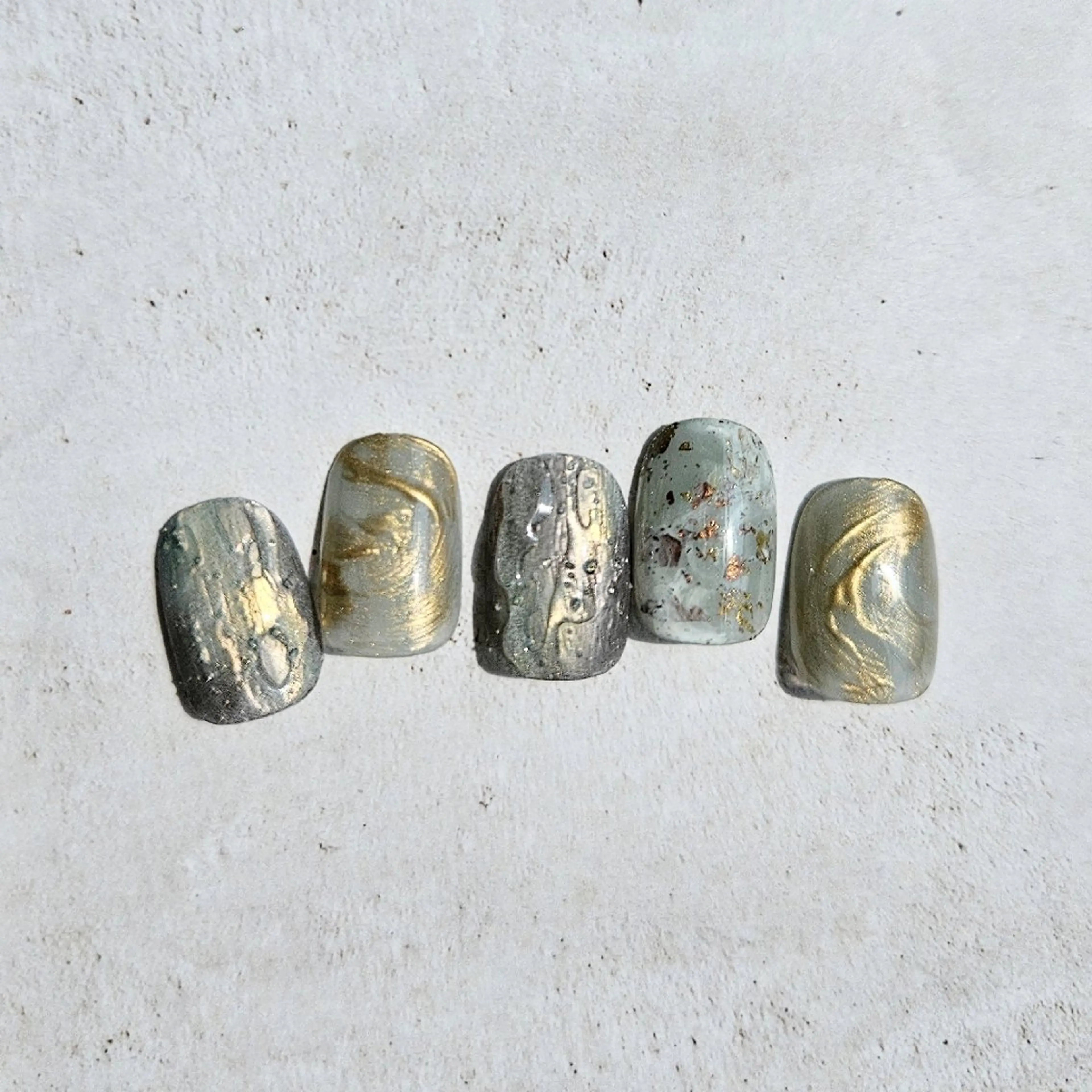 ネイル マットネイル ぷっくりネイル 夏ネイル ハンドネイル Nailsalon manoのネイルデザイン