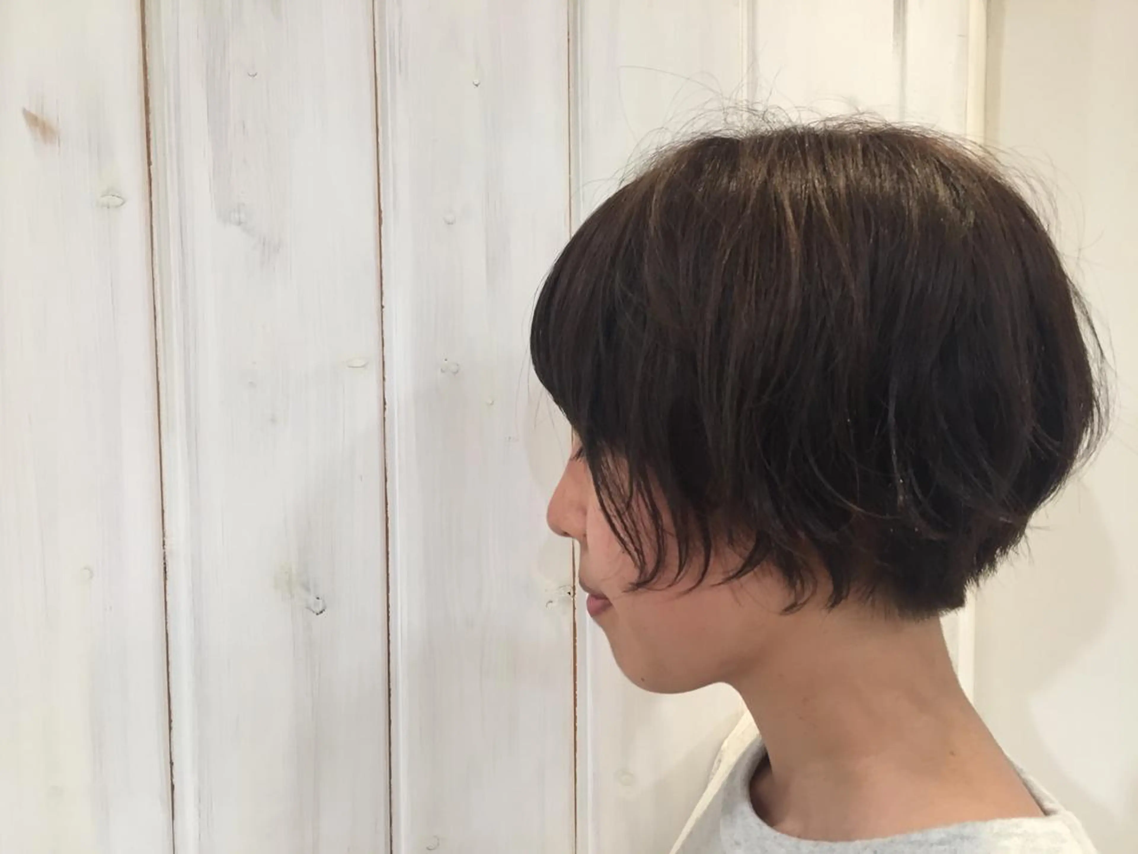 ショート パーマ ショートボブ ボブ ショートヘア GO TODAY SHAiRE SALON　下北沢店所属・冨永 志穂の眉毛・アイブロウイメージ