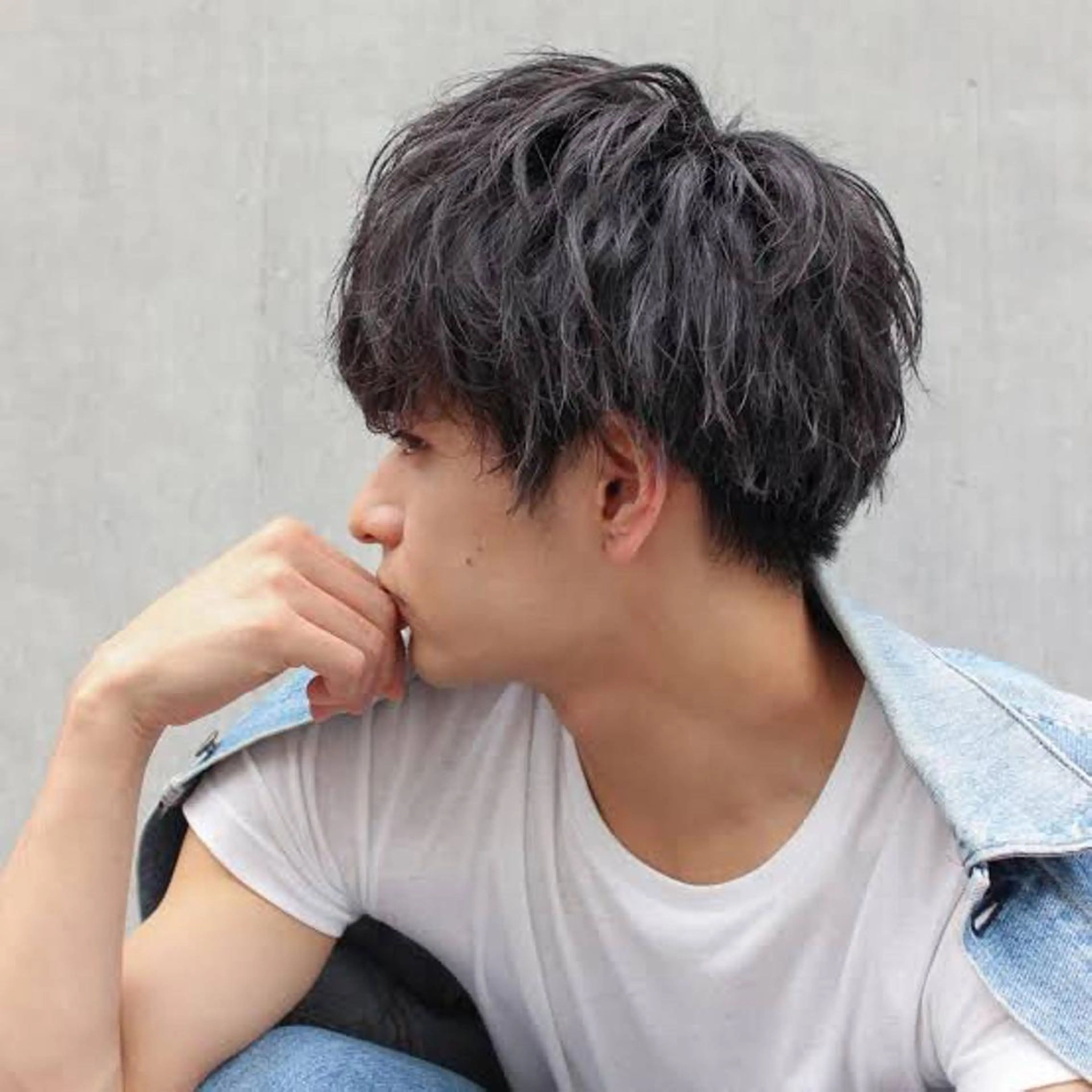 メンズ レイヤーカット 湘南台/高倉航汰のヘアスタイル