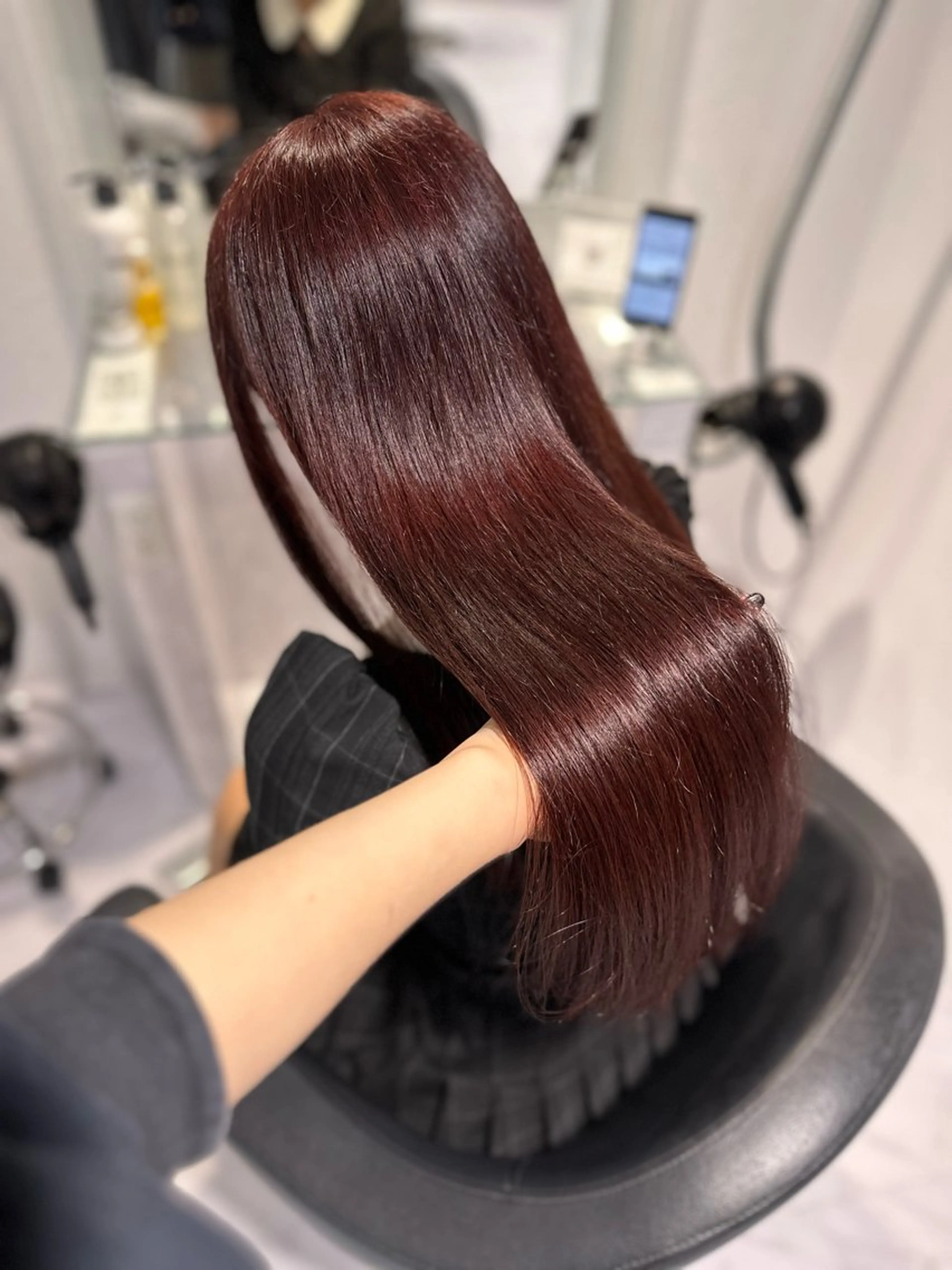 ロング カラー 髪質改善 ロング トリートメント 🐺メンズパーマ マッシュ　あさひ🐺のヘアスタイル