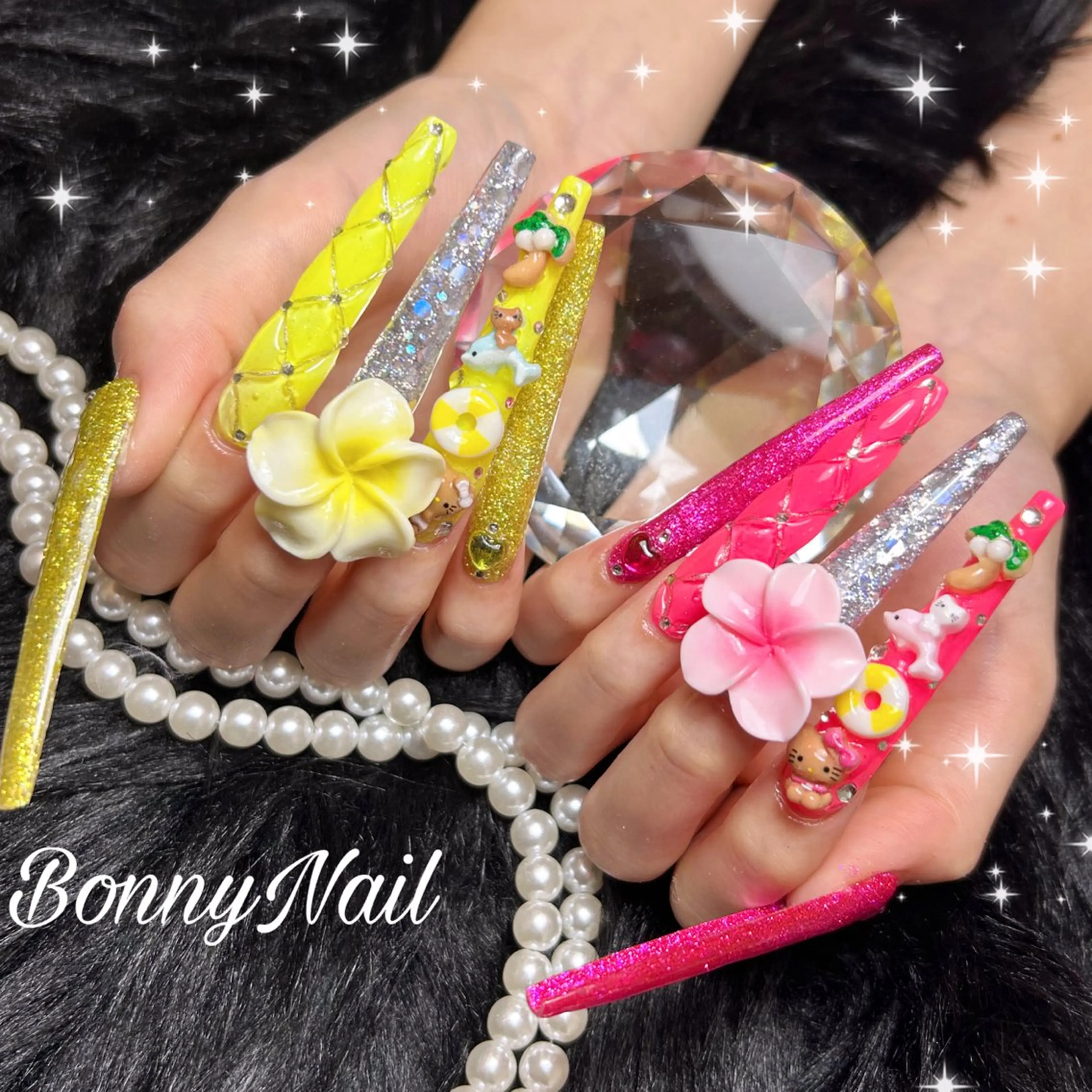 ネイル ロングネイル ハンドネイル Bonny Nailのネイルデザイン