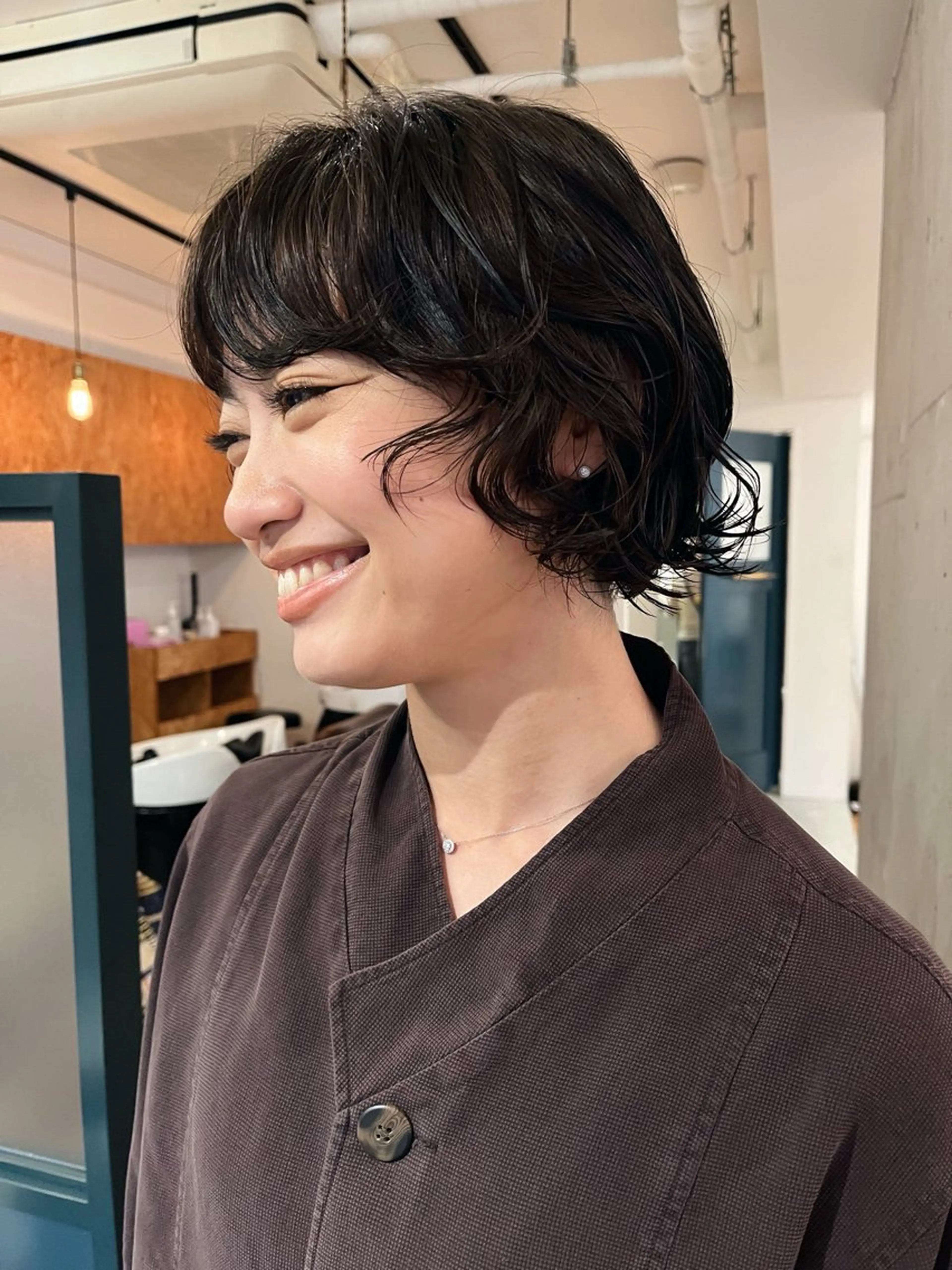 パーマ 暖色カラー 🌼クニトウメイのヘアスタイル