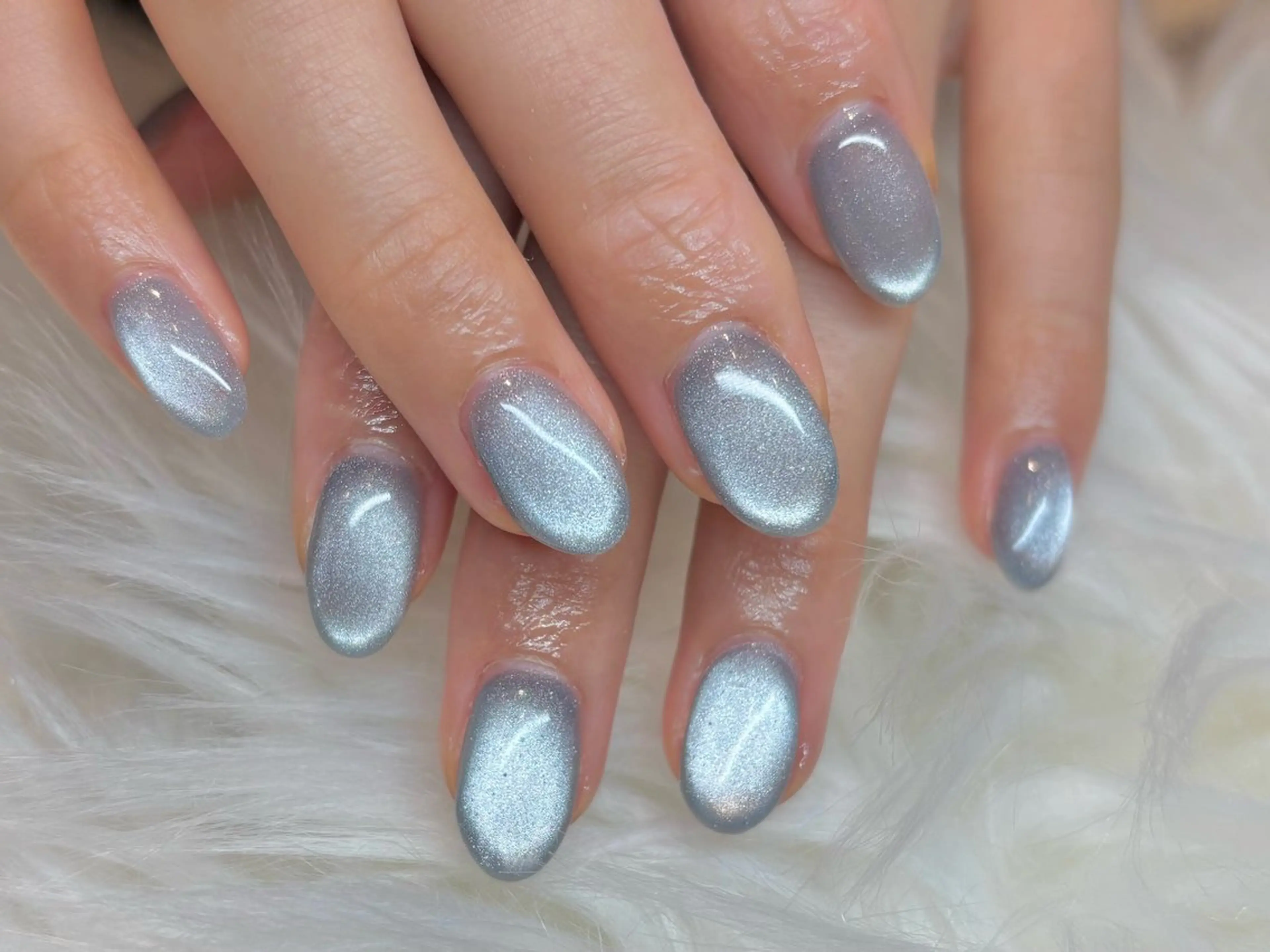 ネイル 水色 ハンドネイル Bianca大名店 WATANABEの眉毛・アイブロウイメージ