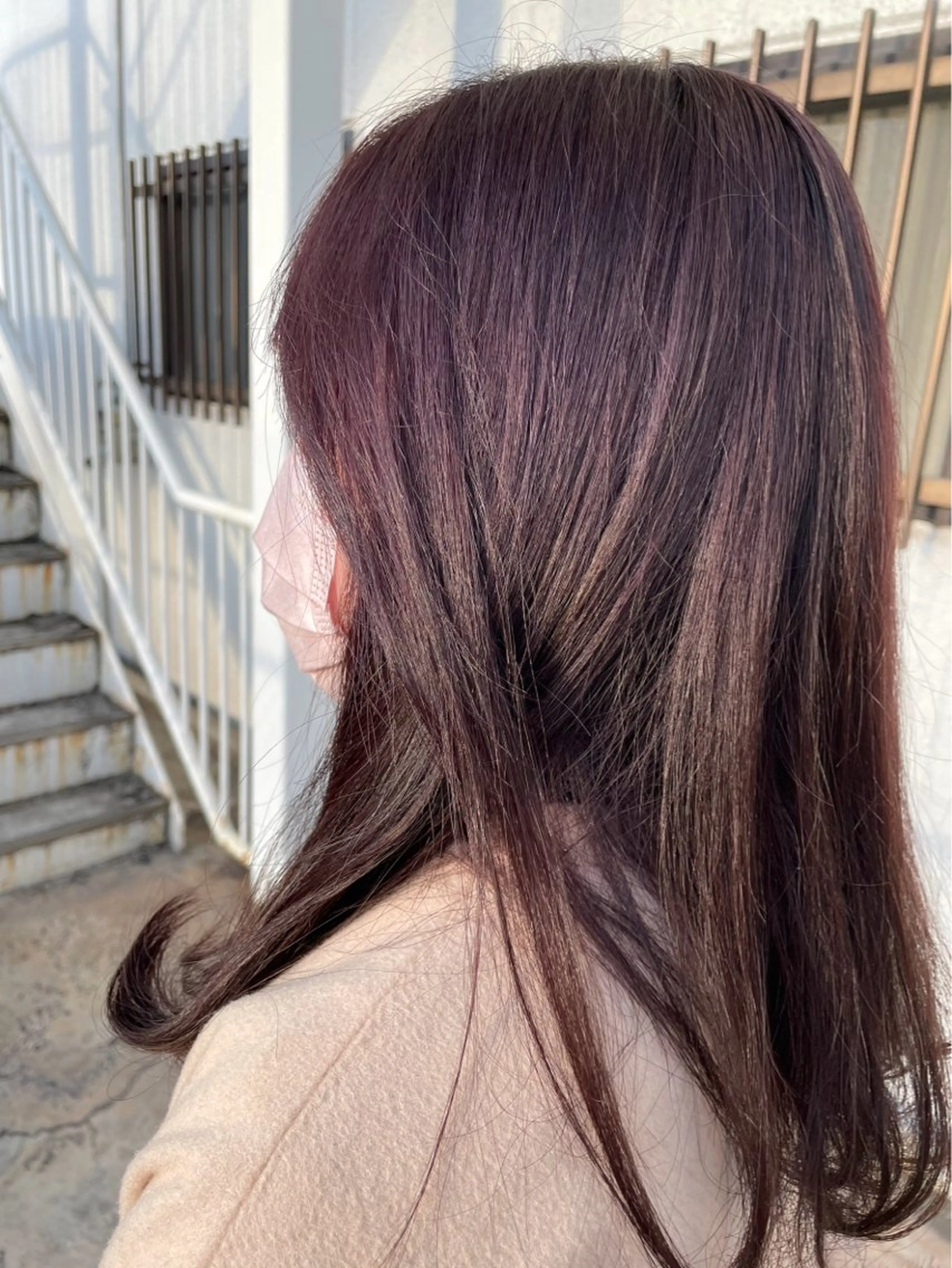 カラー ブリーチ ブラウンカラー ダブルカラー ブリーチなしカラー ピンクカラー bloomPremium所属・岡山美容院bloom HONOKAのヘアスタイル