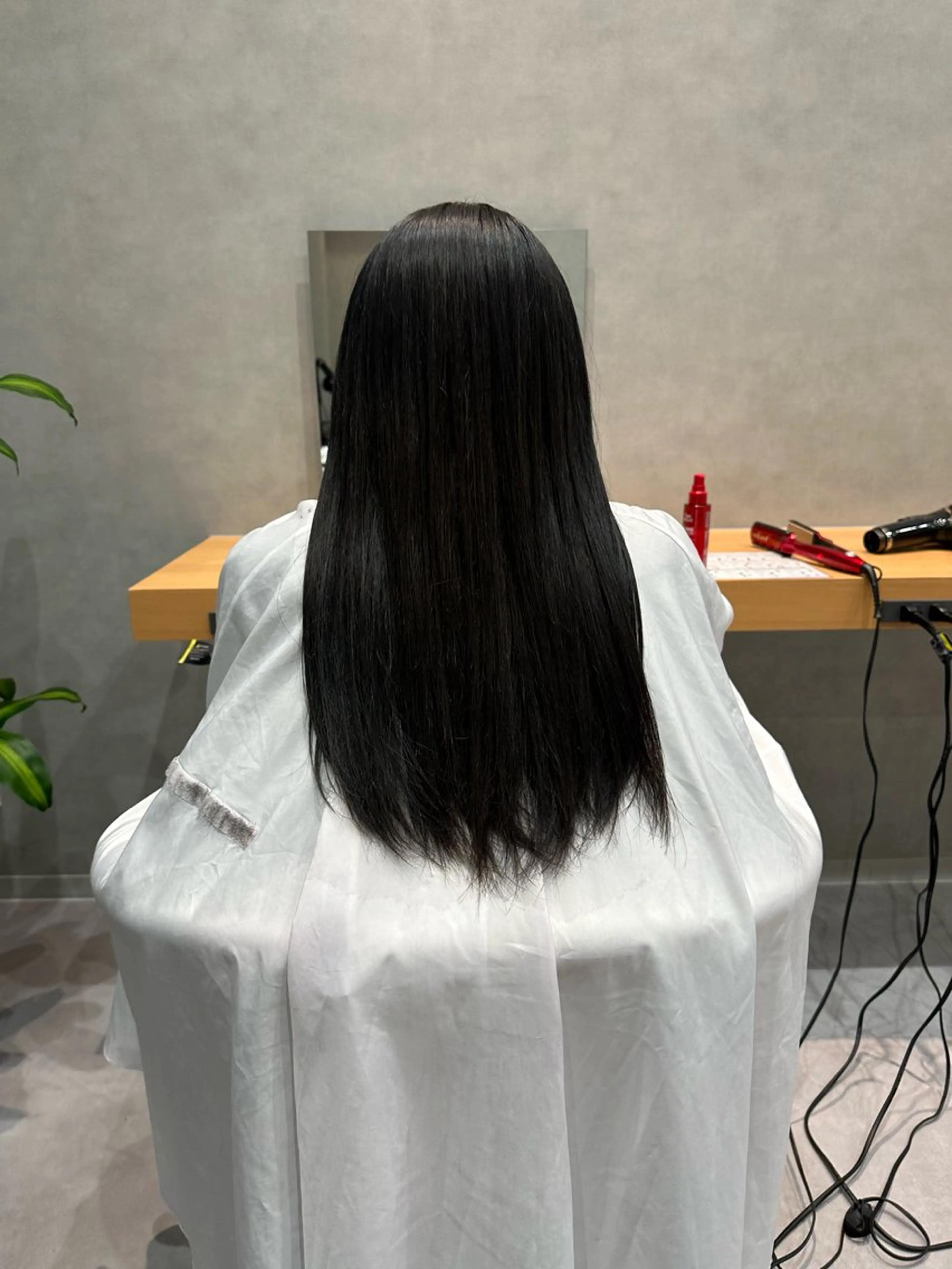ロング 森 沙織のヘアスタイル