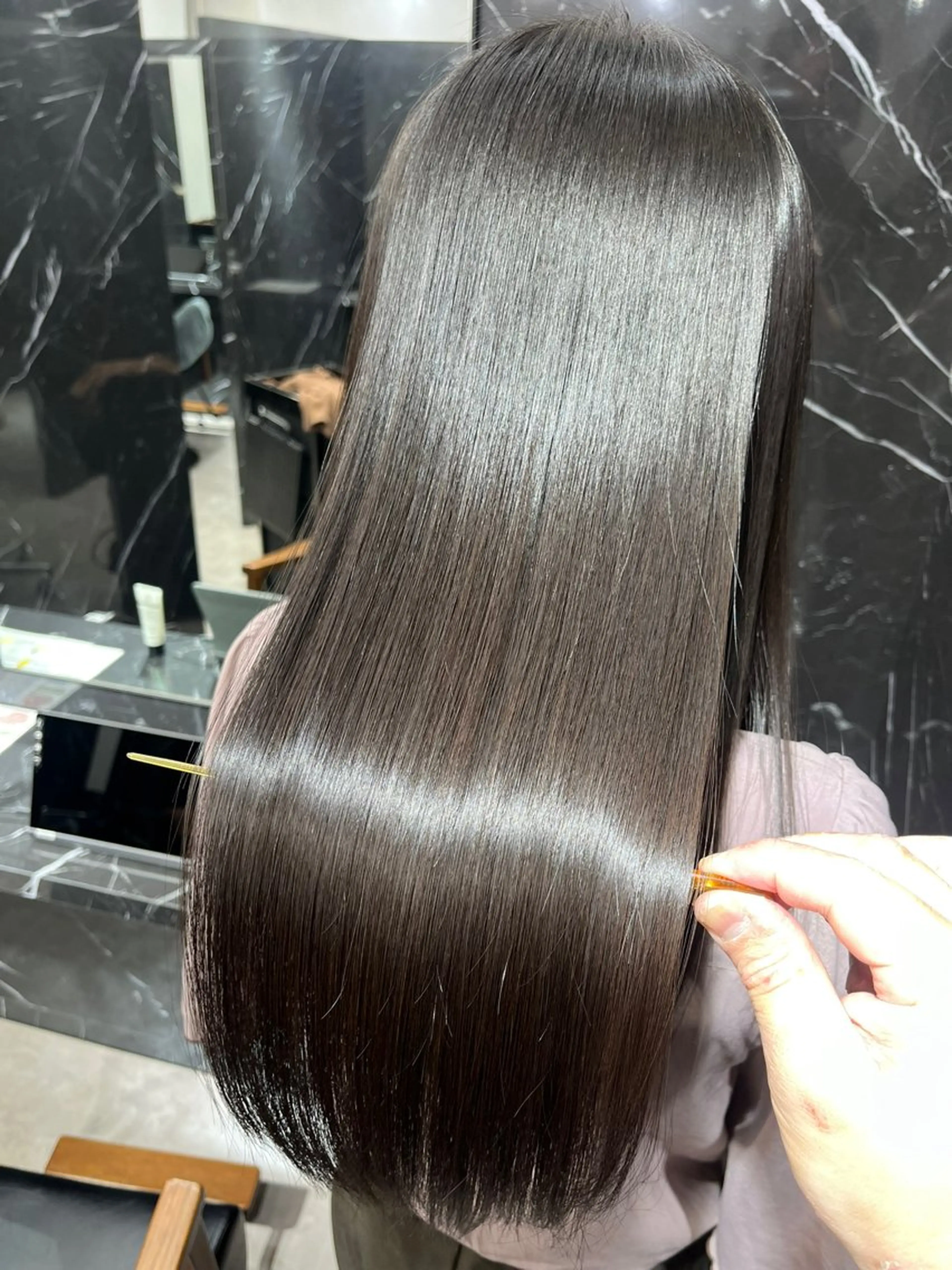 ロング くせ毛 SALOWIN神戸三宮Suite店所属・神戸本格派髪質改善 /MITSUKIのヘアスタイル