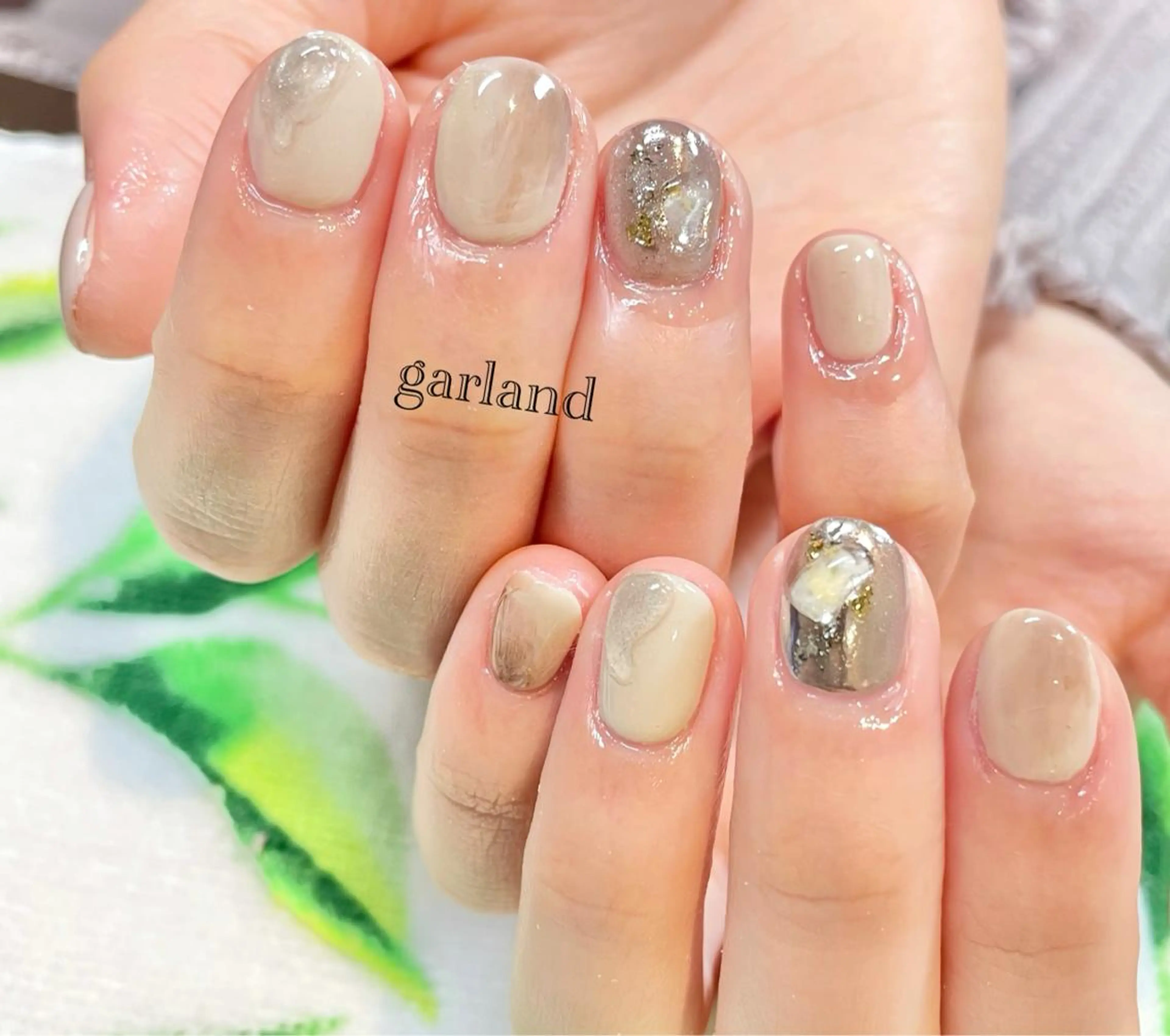 ネイル ハンドネイル Garland Nail.maoのネイルデザイン