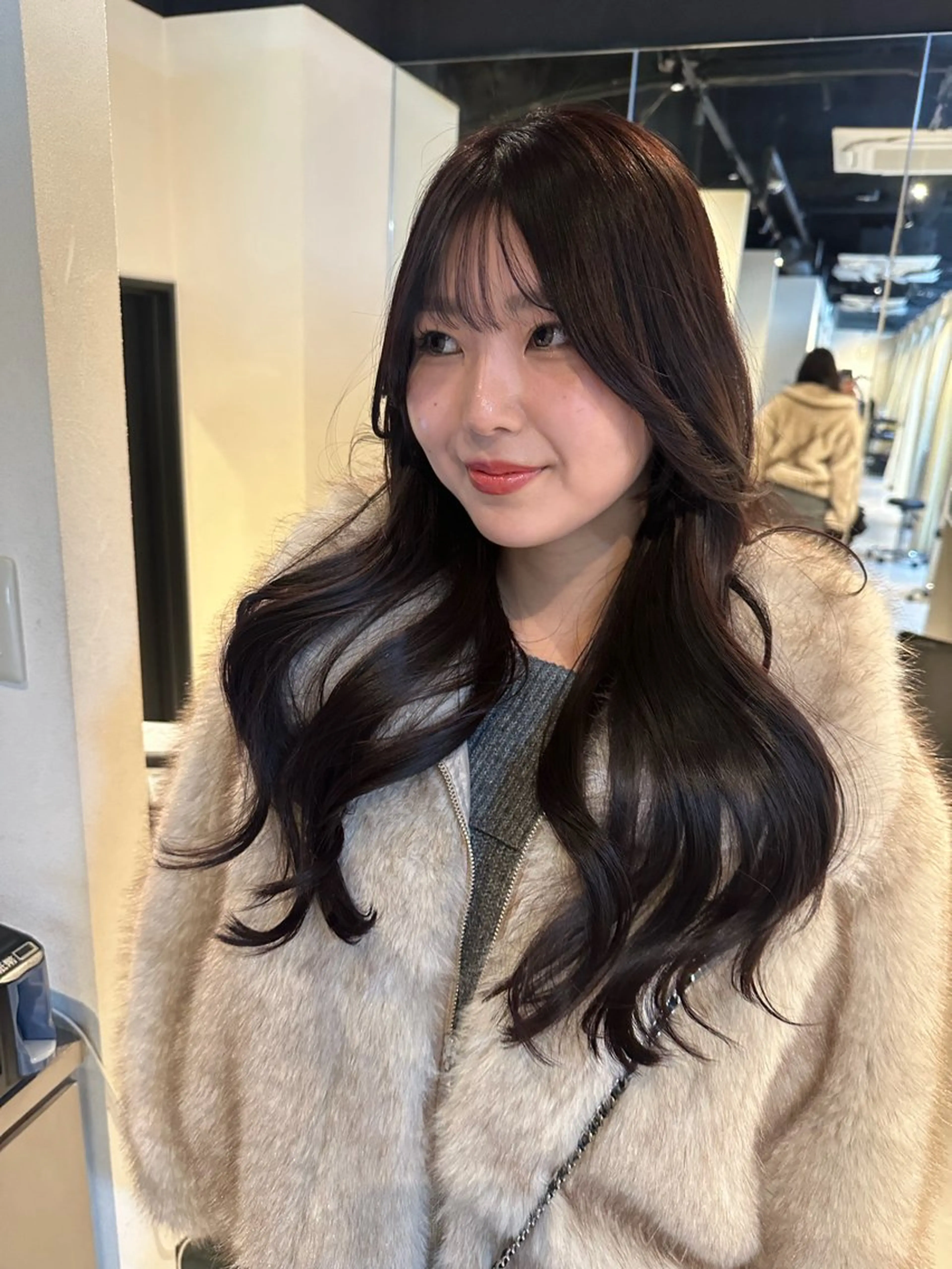 【HONOKAおすすめ乾燥対策】AMASIAカラー🌈🫧カラーの前にトリートメントを塗る事でダメージ軽減前髪カット無料の写真