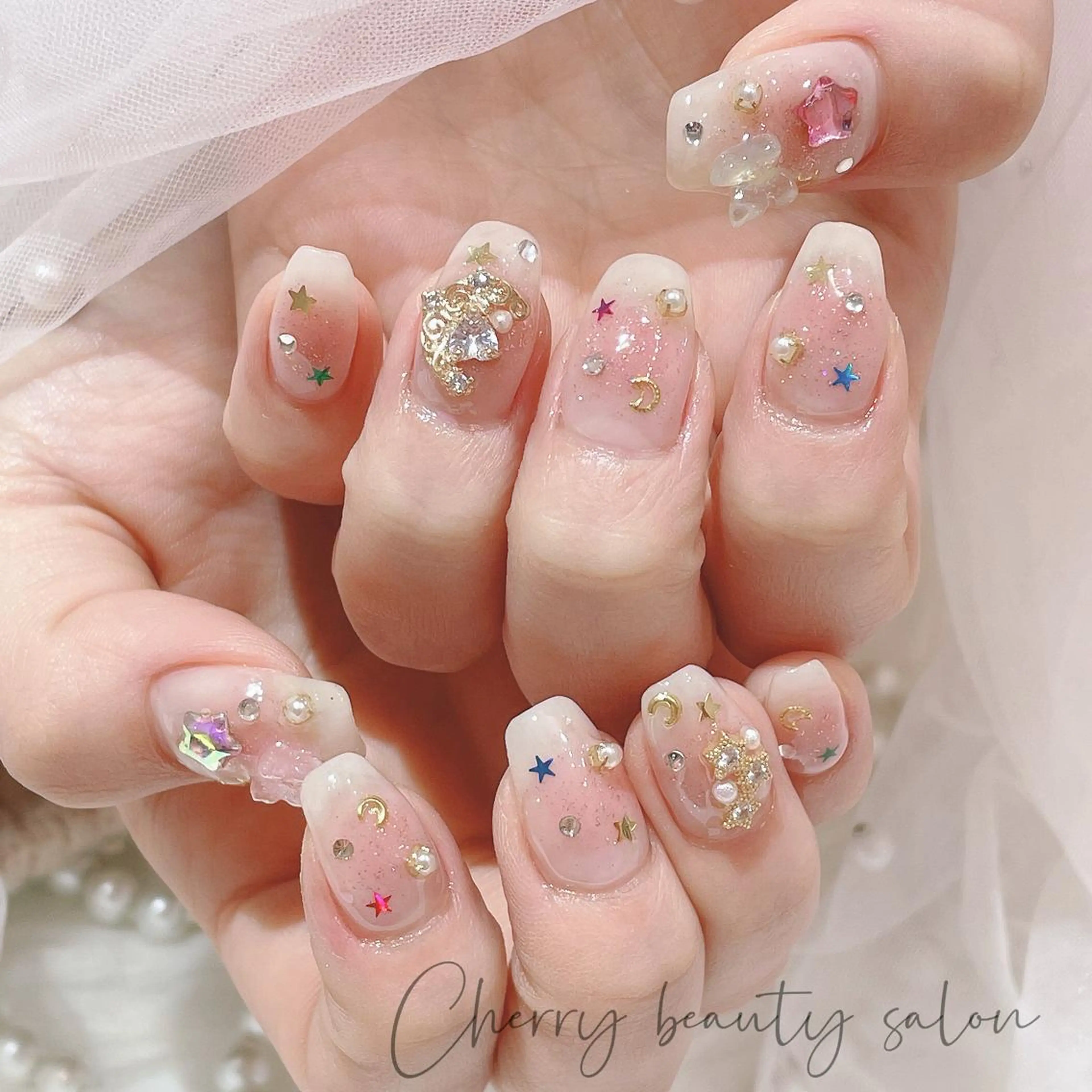 ネイル ハンドネイル ハンドケア SAKURA 🍒のネイルデザイン