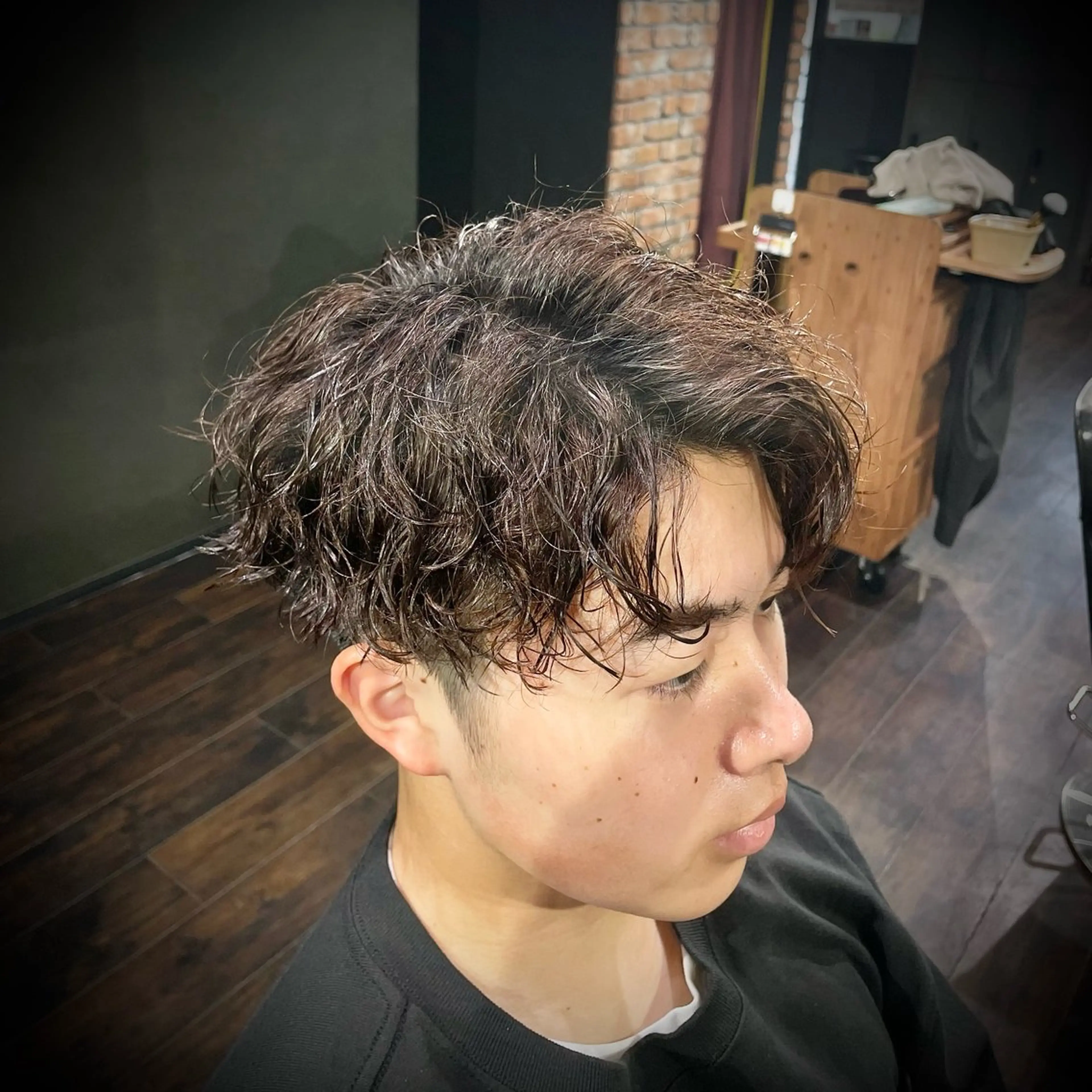 メンズ メンズパーマ 👑 NAOTOのヘアスタイル