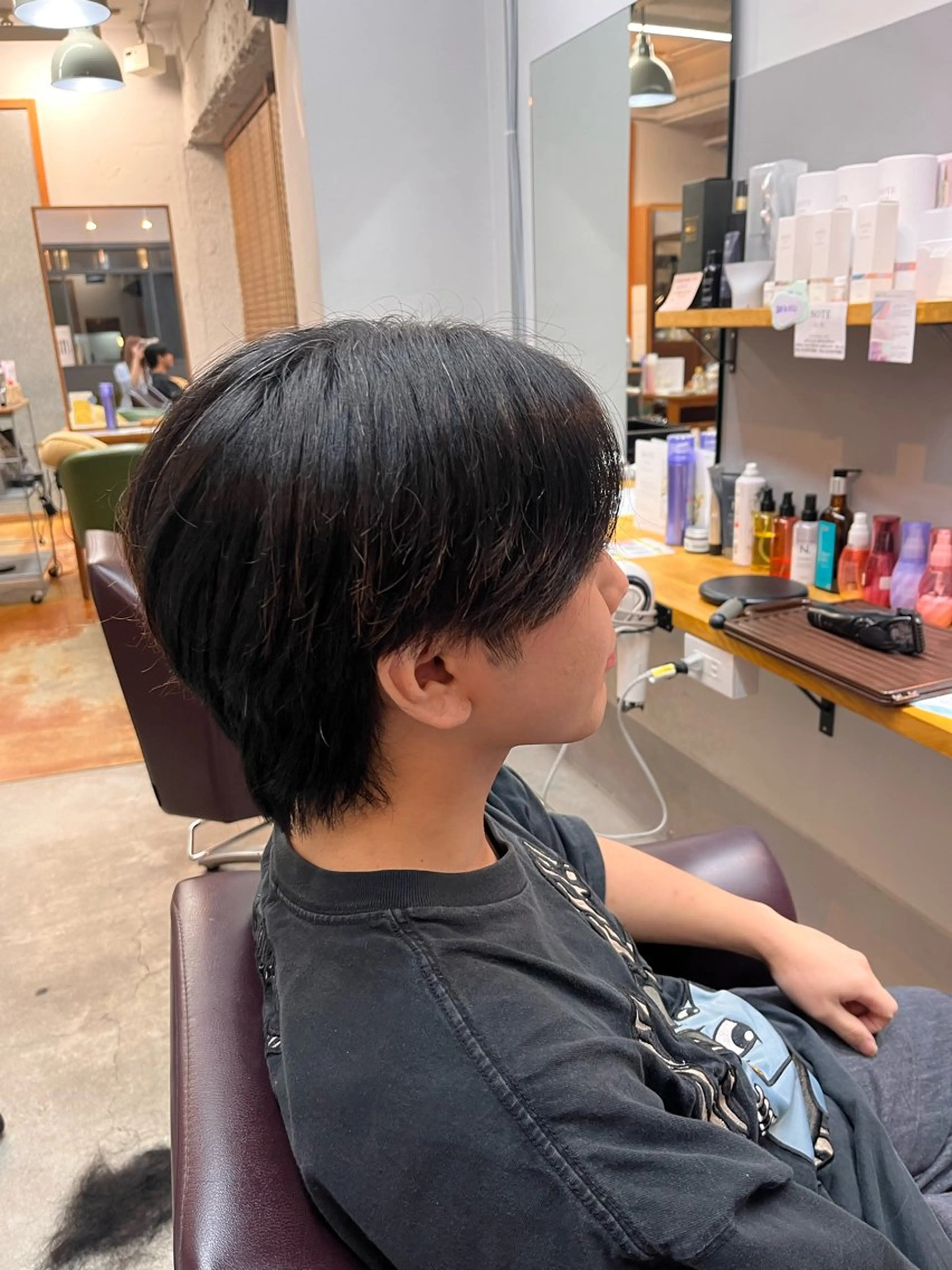 メンズ メンズウルフカット ウルフカット ブルースタイル池上店所属・メンズモデルカット 急募 Ririkaのヘアスタイル