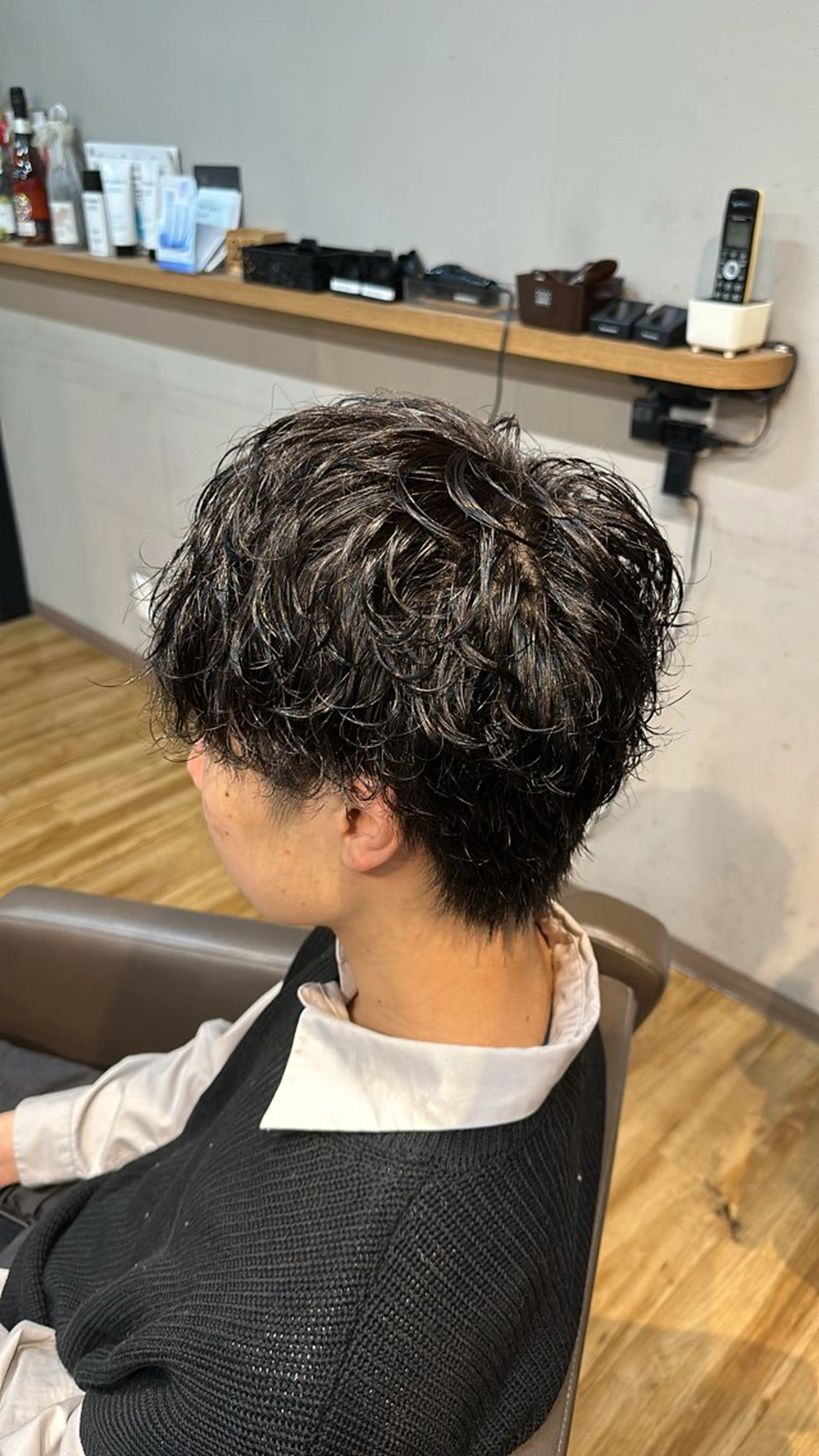 メンズ メンズパーマ カット arika　オケシ リョウダイのヘアスタイル
