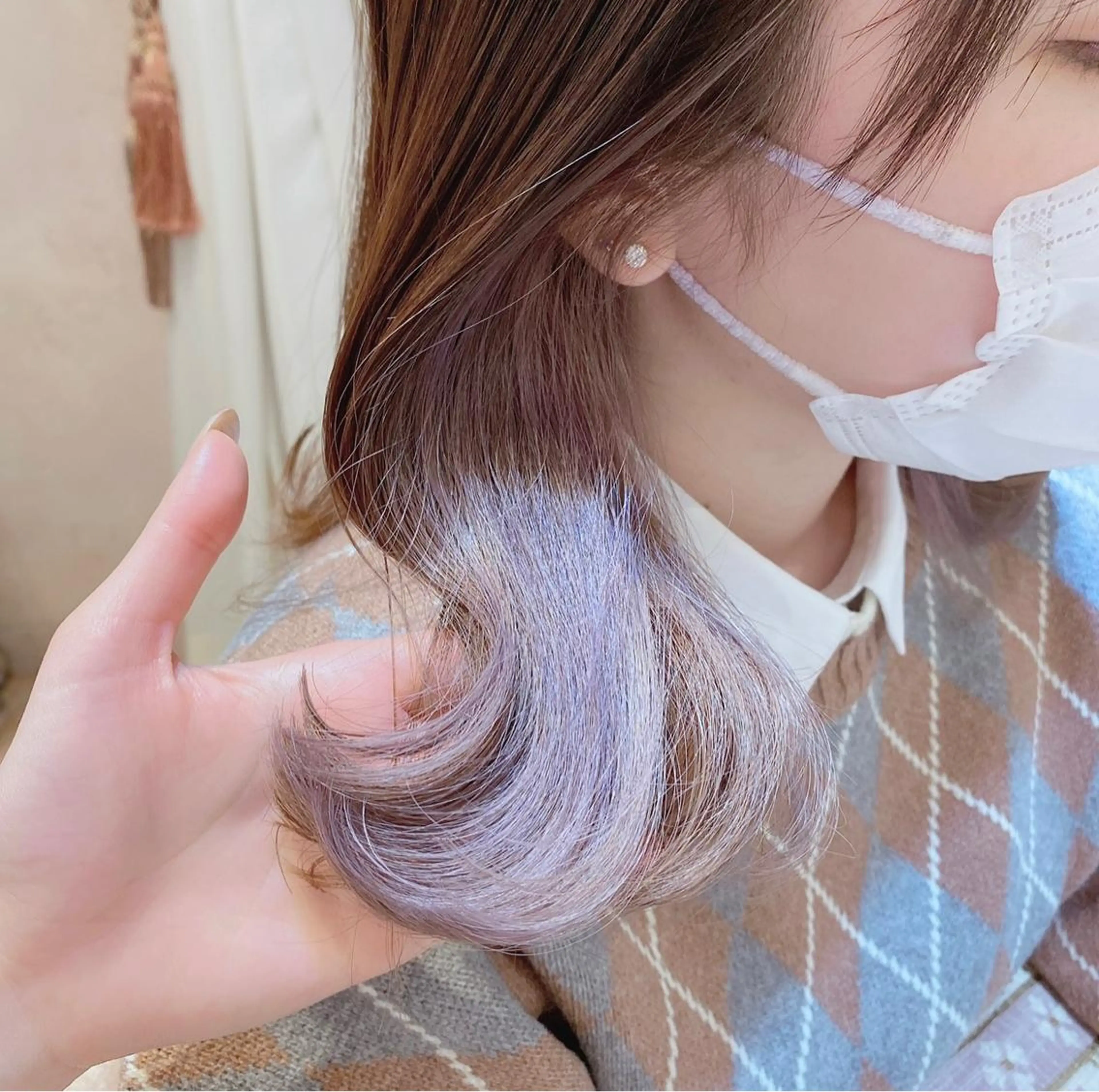 ミディアム カット ヘアカラー 代表山口ひな 髪質改善のプロのヘアスタイル
