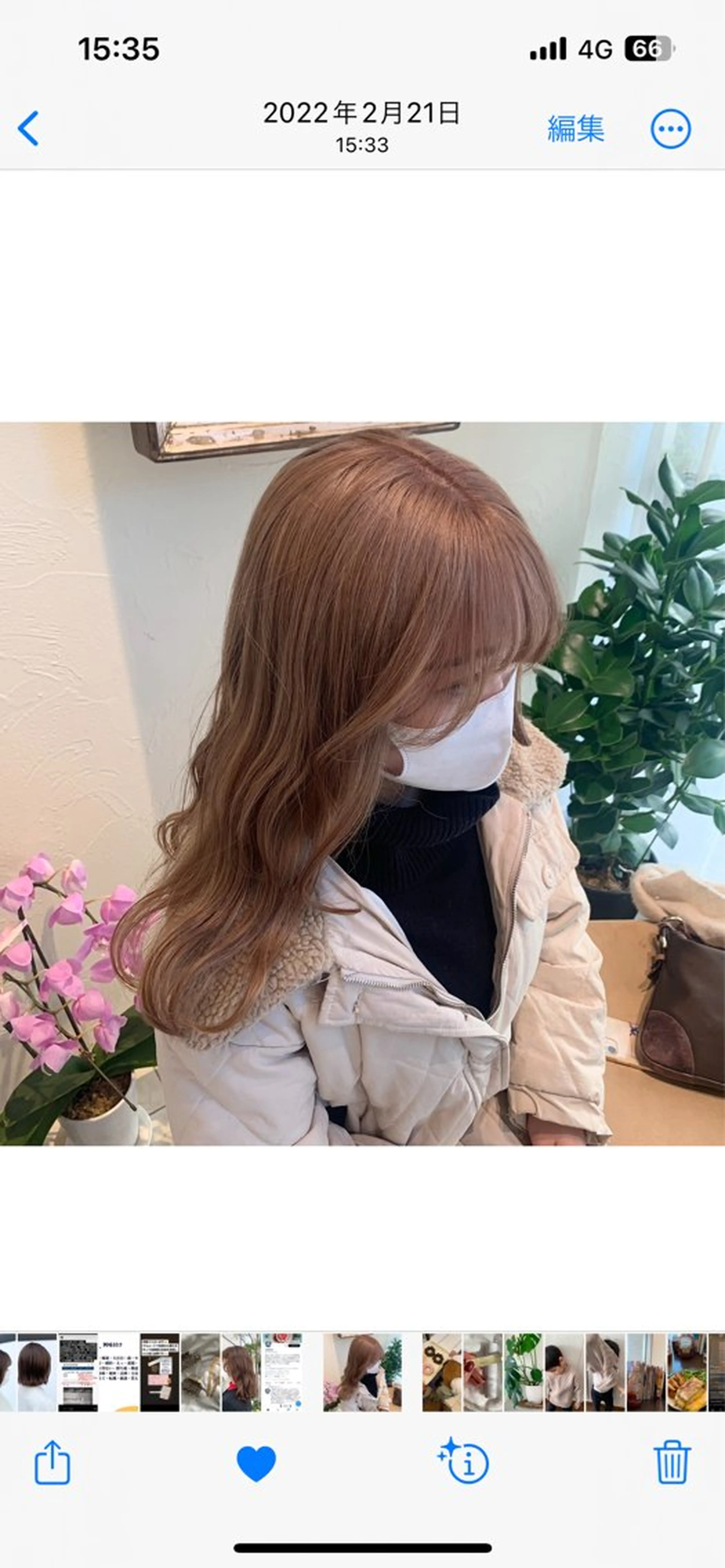 セミロング カラー ベージュカラー ピンクカラー ピンクベージュ カット ヘアカラー 柳川沙羅 🌿透明感カラーのヘアスタイル