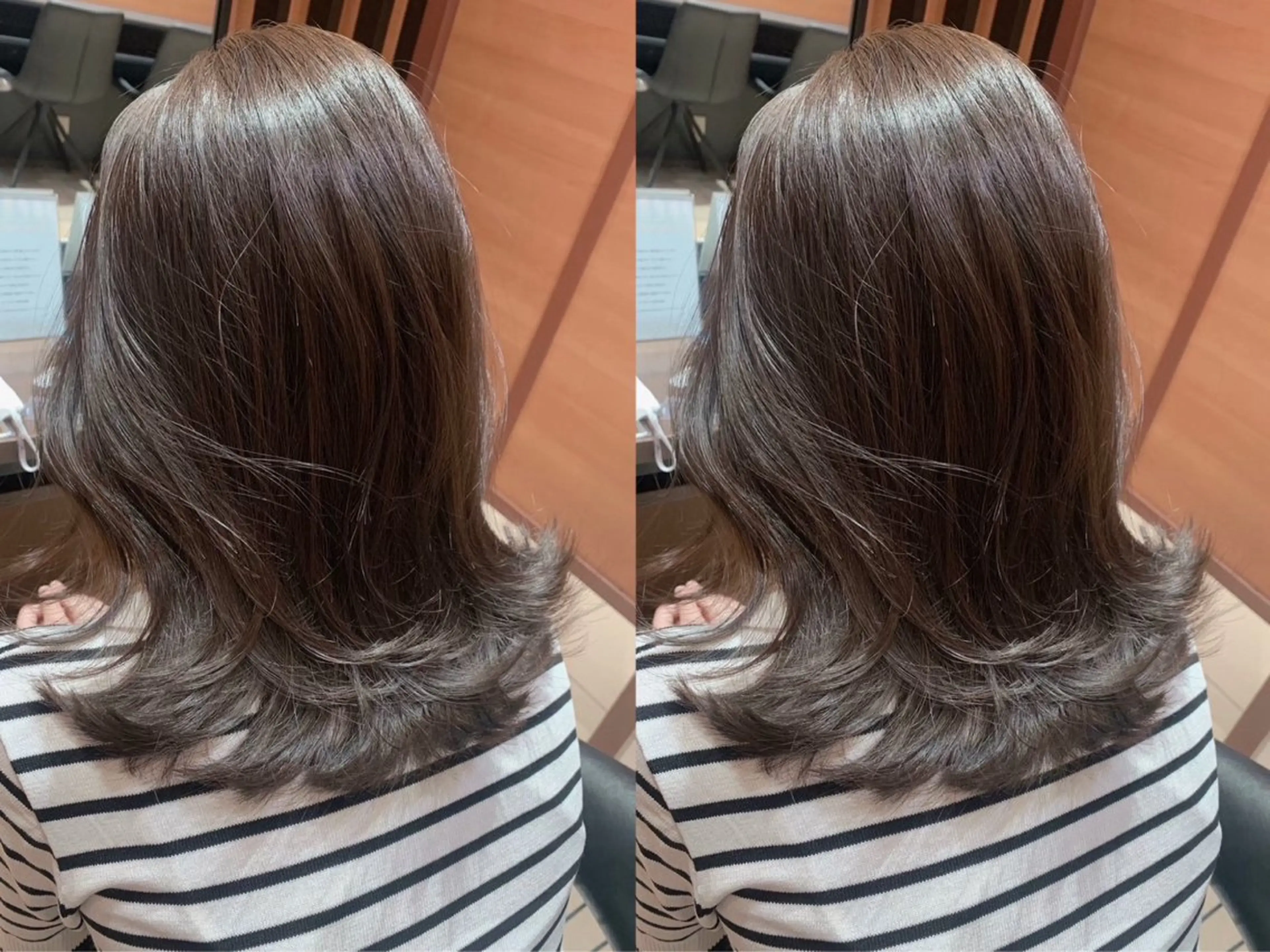 カラー 💜juna💜/高 槻/韓国風のヘアスタイル