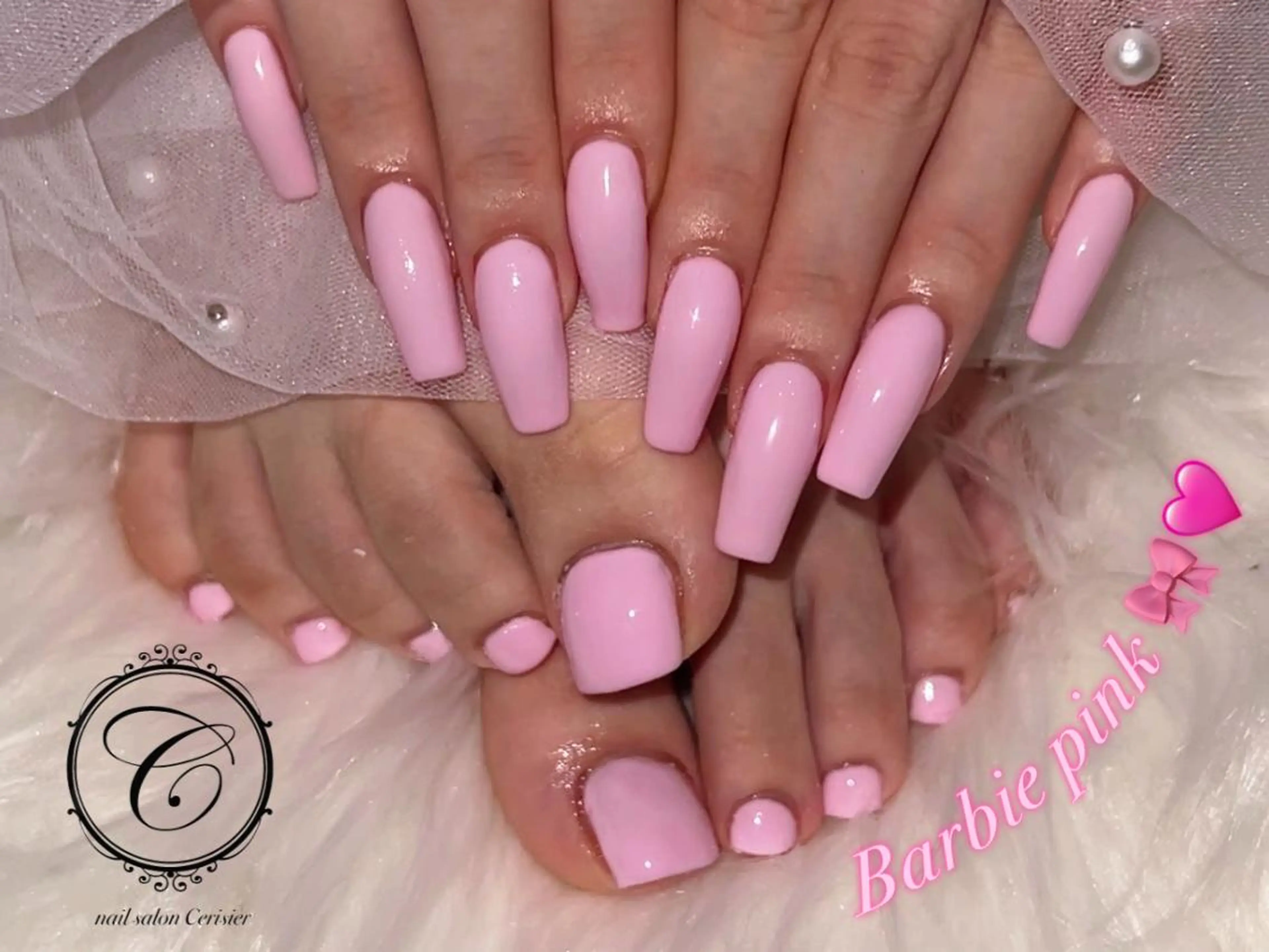 ネイル 長さ出し ジェルネイル ワンカラーネイル パラジェル スカルプネイル cerisier セリシールのネイルデザイン