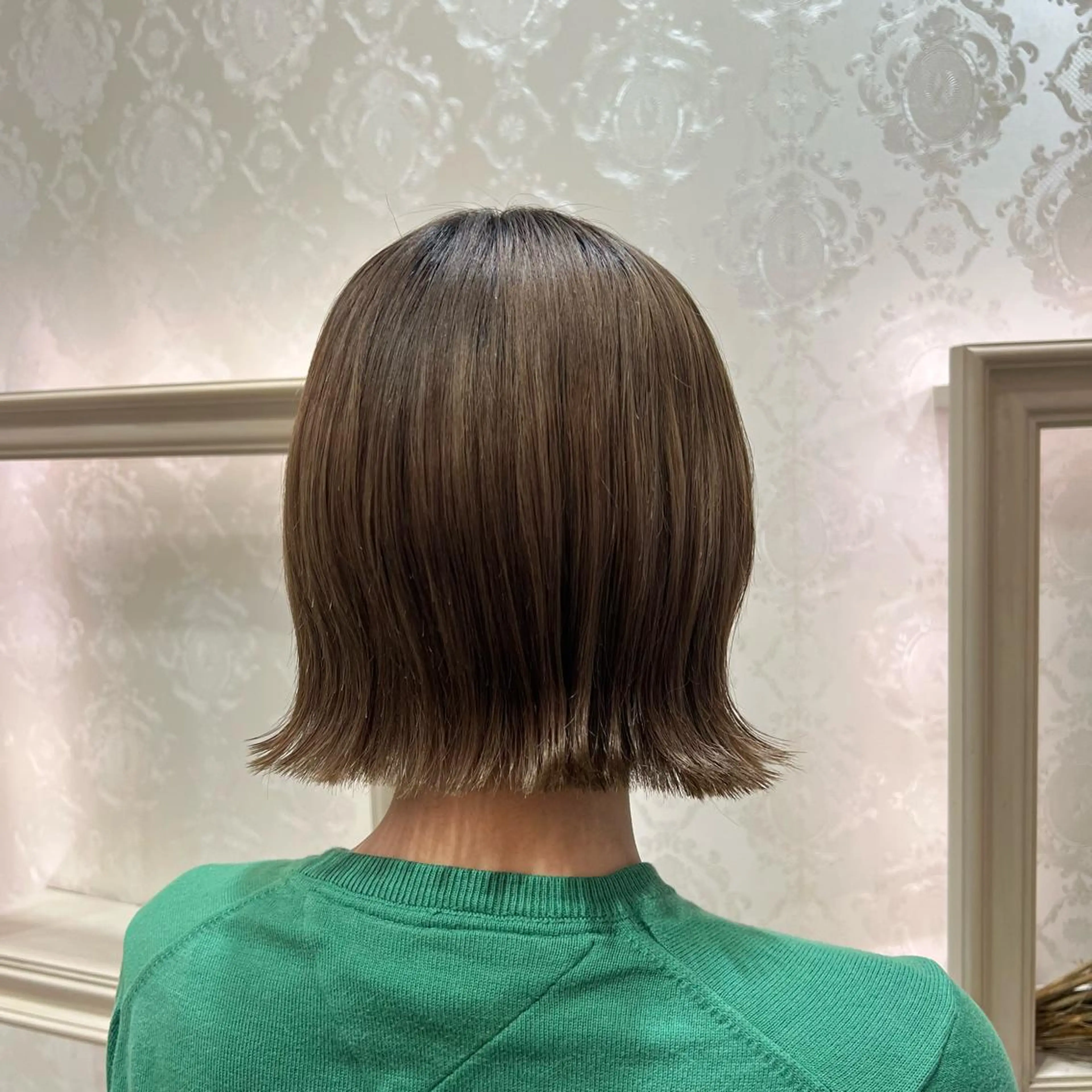ショート ボブ くびれヘア SALOWIN川崎WEST店所属・🌷川崎/アレンジ/ 暖色ボブ/コトネ🌷のヘアスタイル