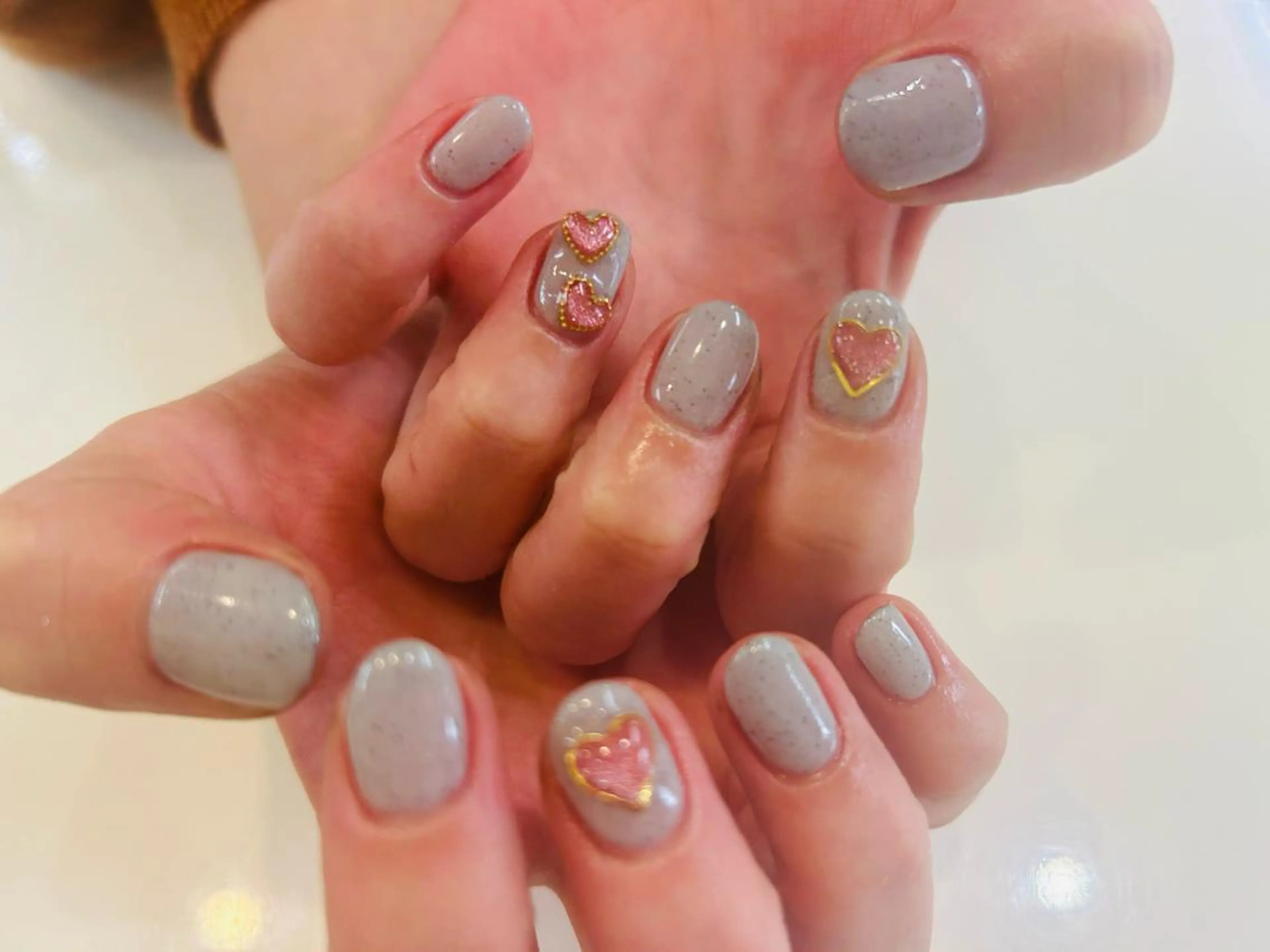 ネイル フレンチネイル ガラスフレンチ グラデーション ニュアンスネイル ワンカラーネイル ハンドネイル brilliant s.kのネイルデザイン