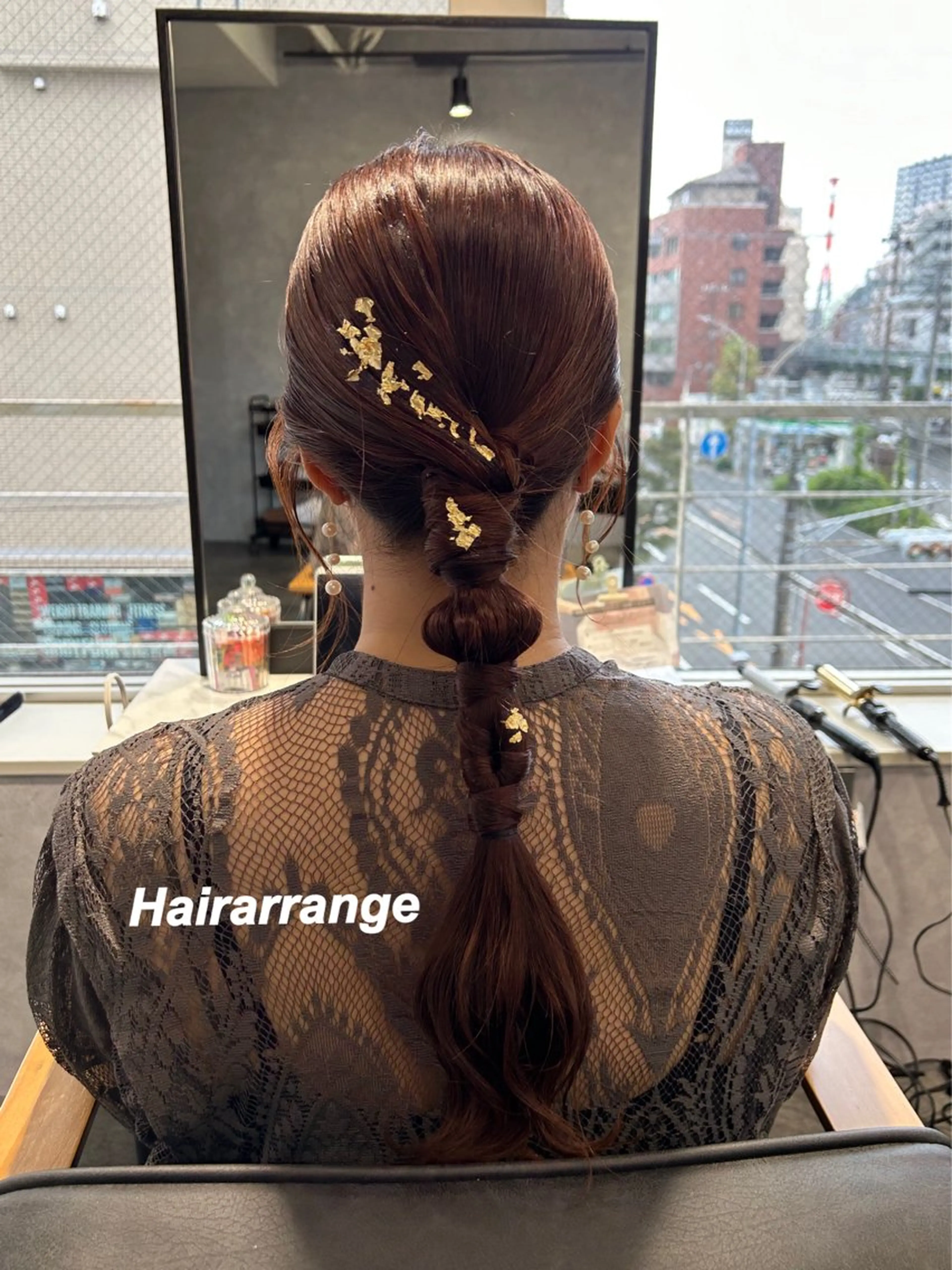 ロング ヘアアレンジ ヘアセット プルエクステ/インナ ーカラー🦊はるなのヘアスタイル