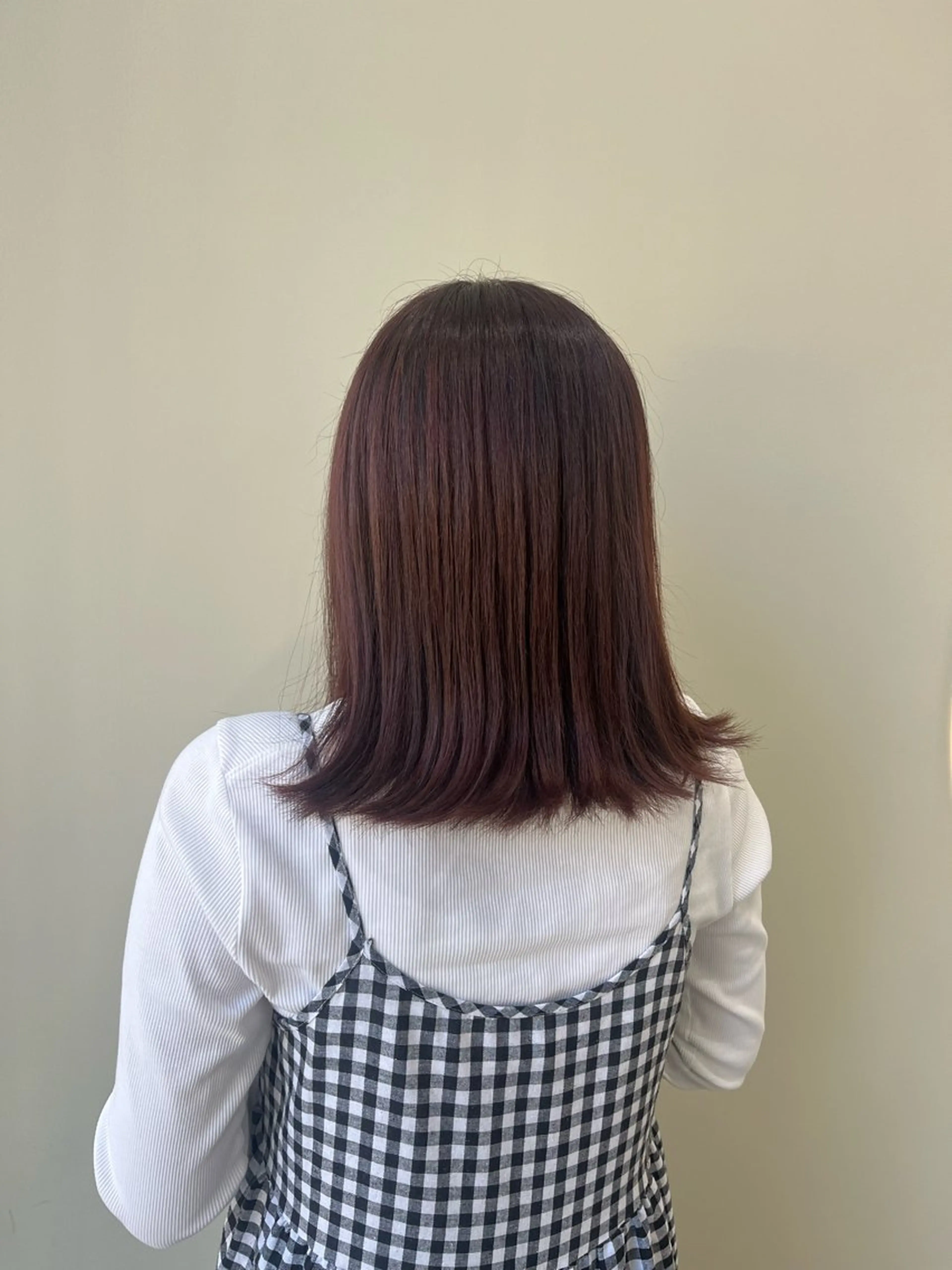 セミロング カラー ヘアカラー トリートメント uni/haruhi ☀️透明感カラーのヘアスタイル
