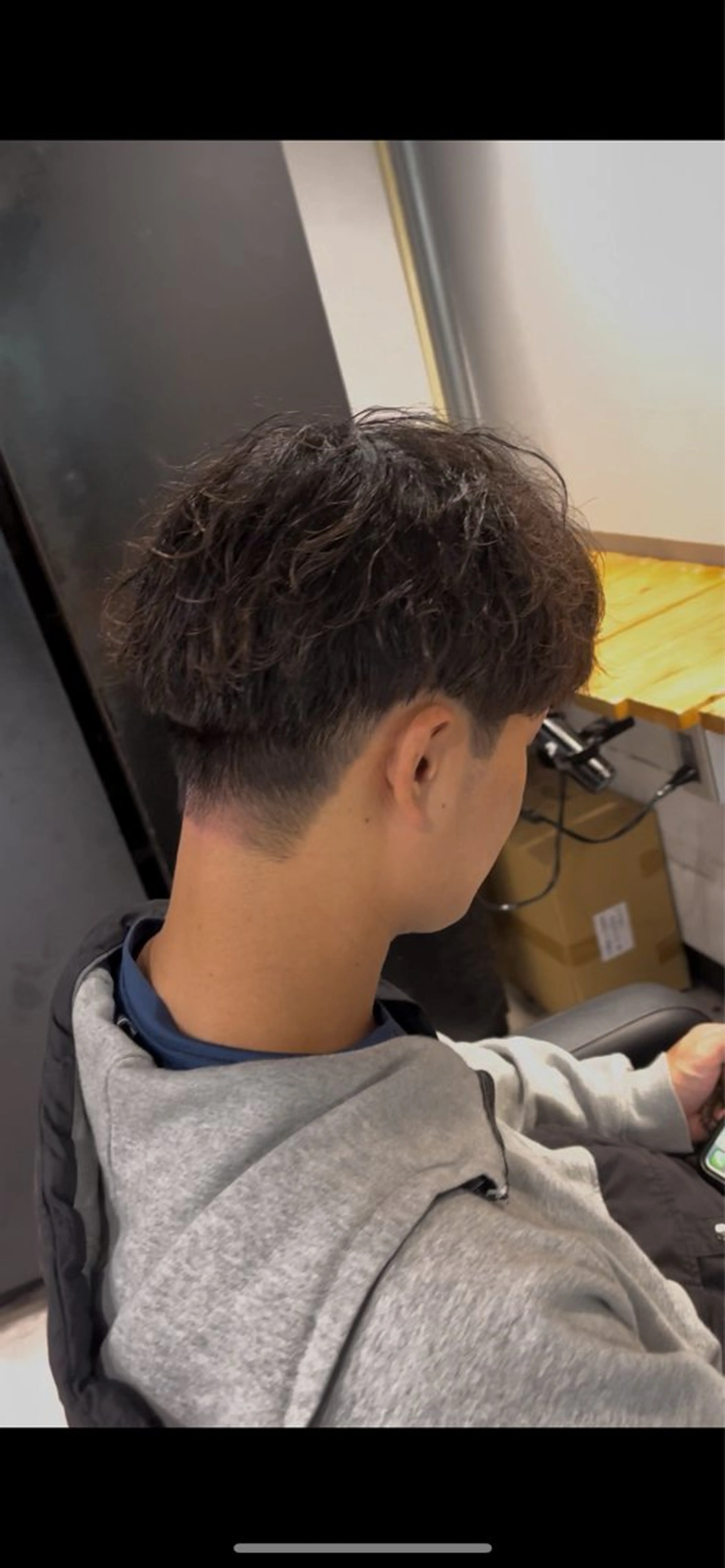 パーマ メンズ カット パーマ 透明感カラー 🩷艶髪🫧Yumaのヘアスタイル