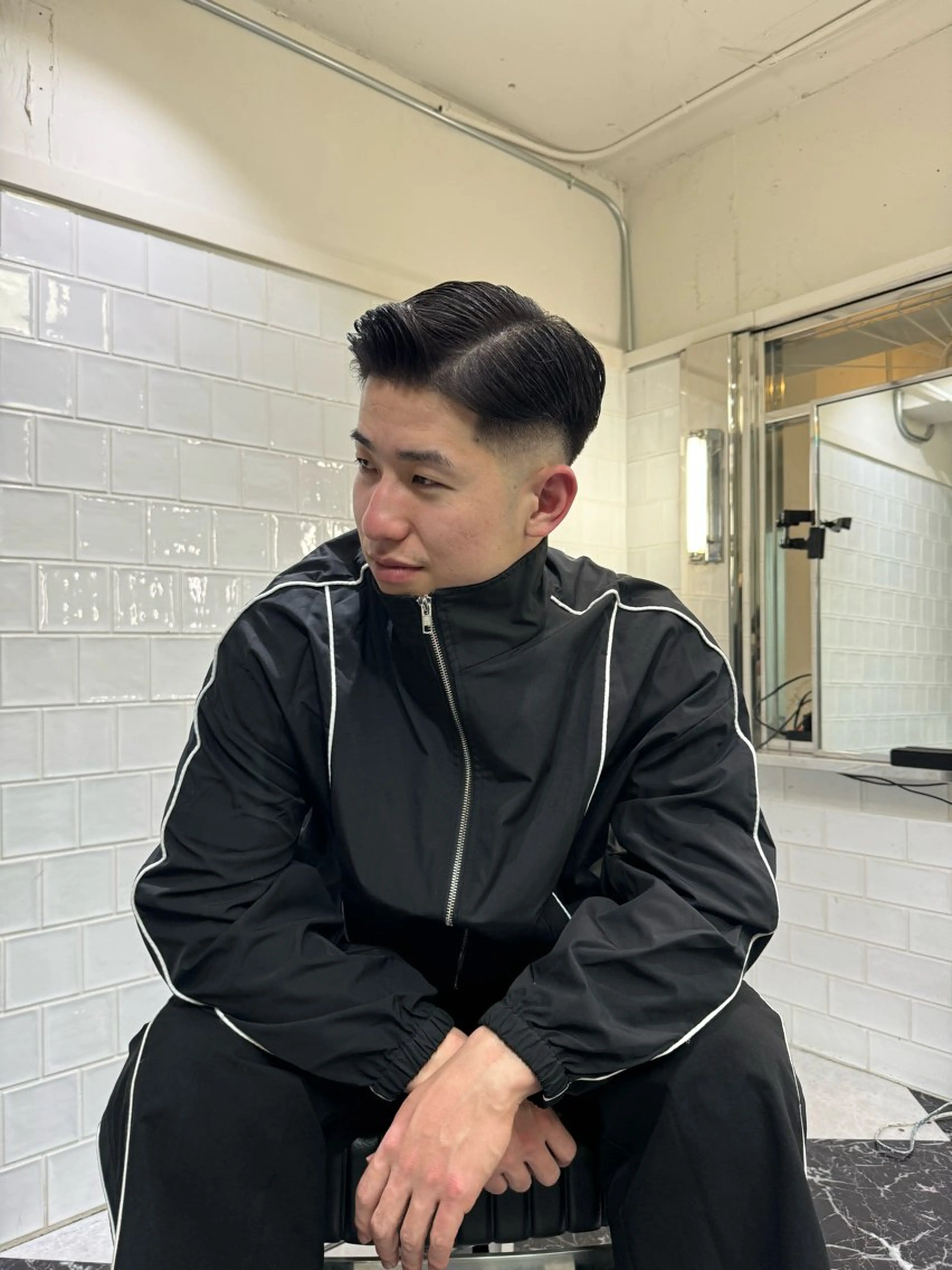 ショート カット Mericanbarbershop fuk所属・山田 勝士のヘアスタイル