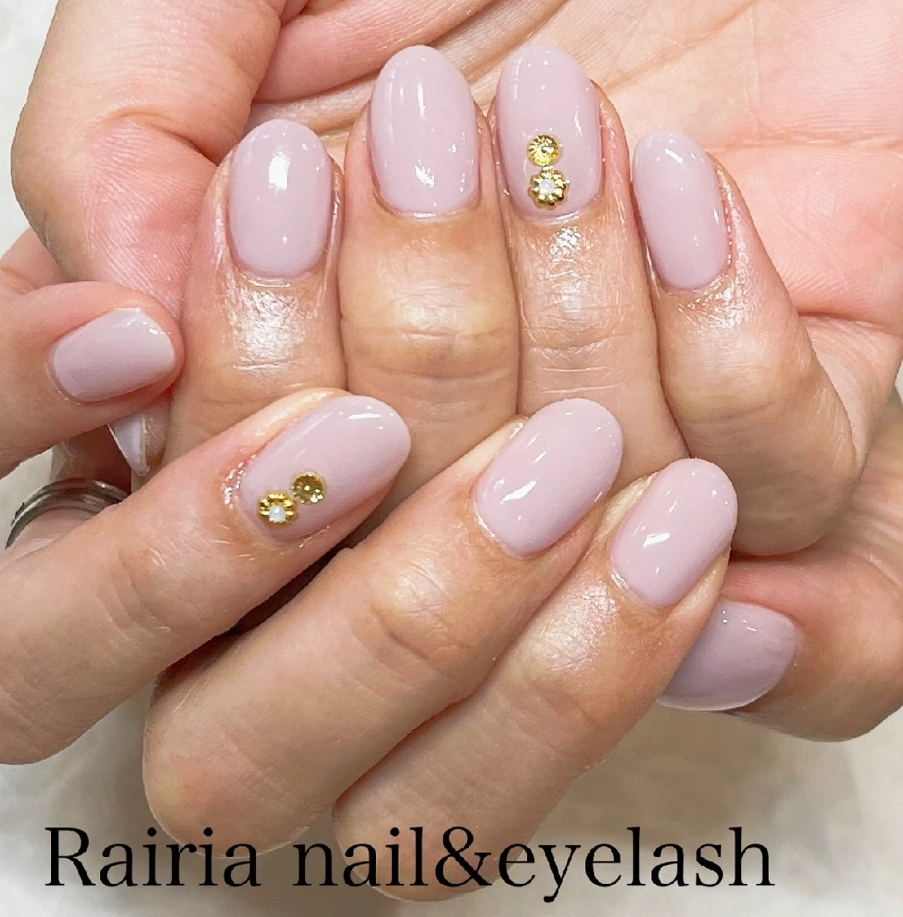 ネイル アートネイル ジェルネイル ニュアンスネイル パラジェル シンプルネイル Rairianail 小手指店のネイルデザイン