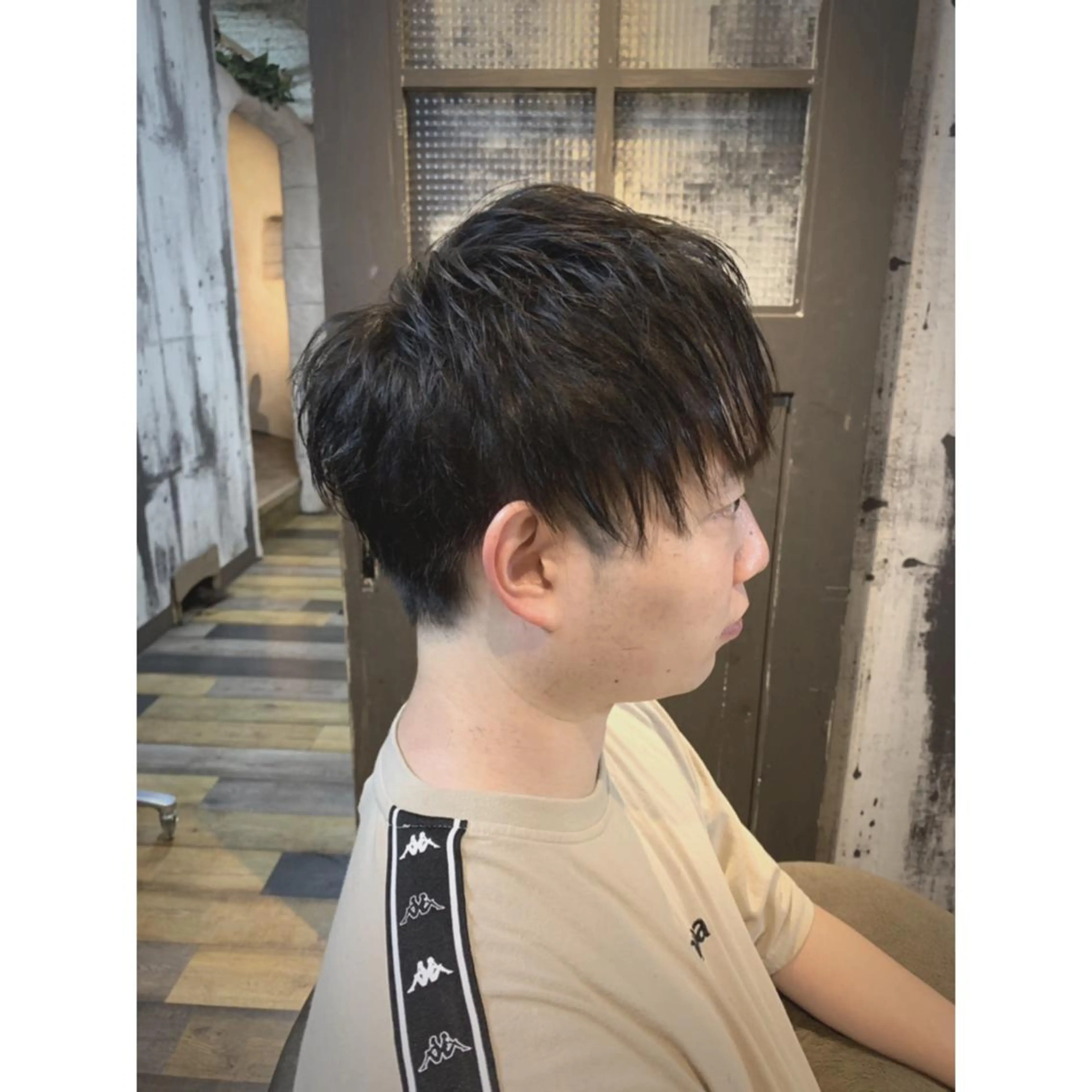 ショート メンズ マッシュ TELA HAIR牛久店所属・透明感カラー✨ 吉田大樹のヘアスタイル