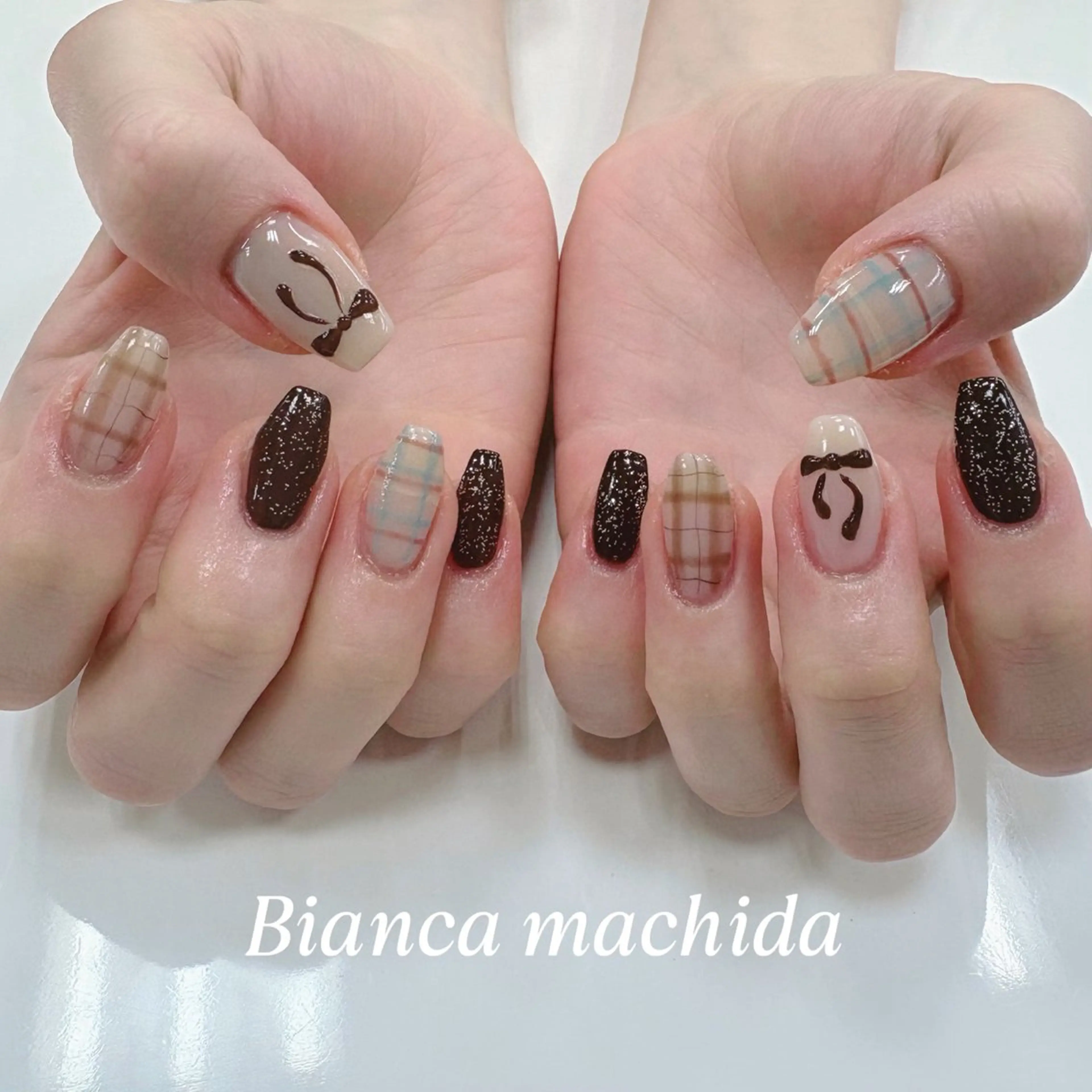 ネイル ハンドネイル Bianca 🌟 yanagihasiのネイルデザイン