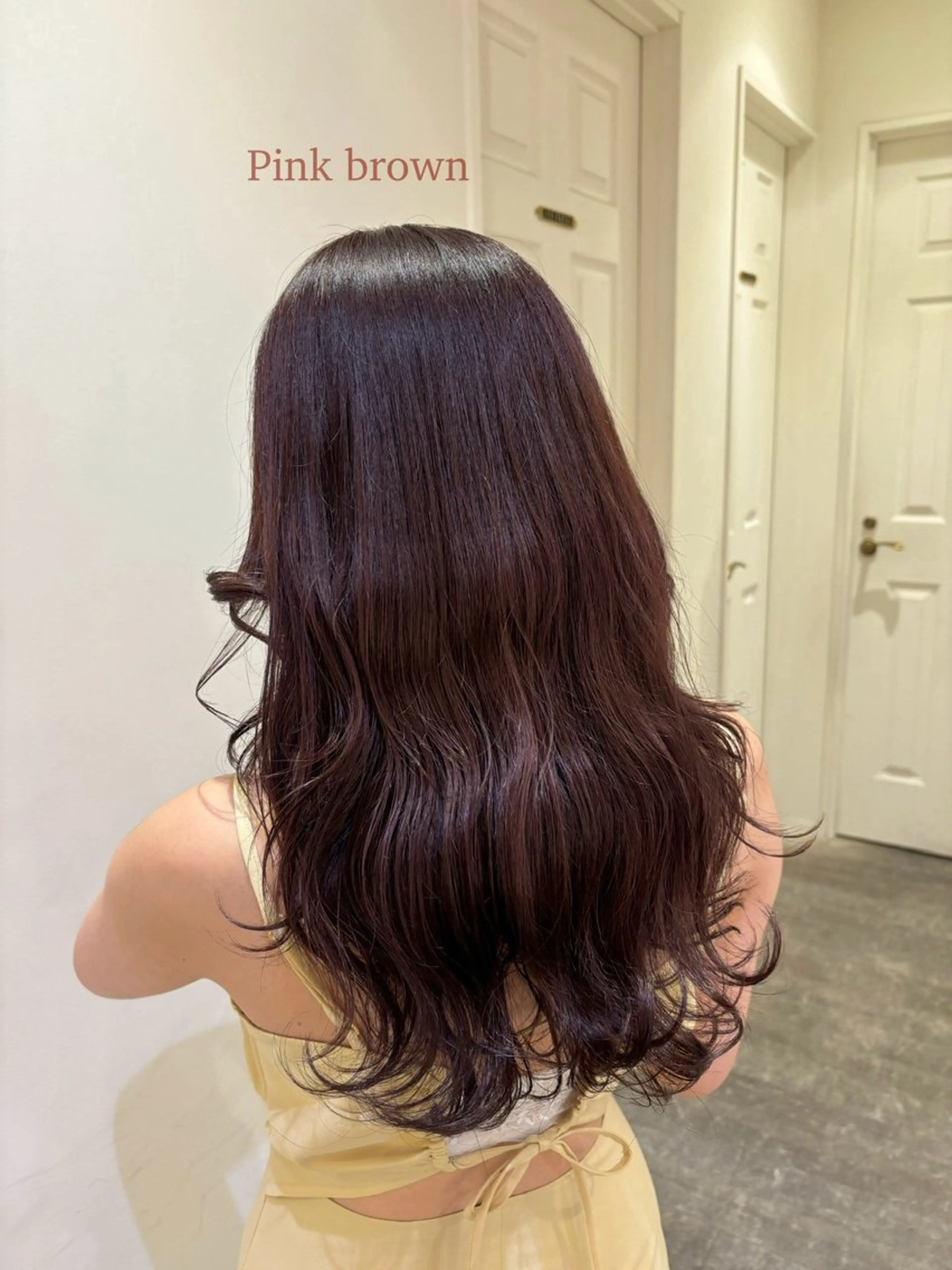 カラー 🍒垢抜けカラー 耳つぼ ヘアメあずみのヘアスタイル
