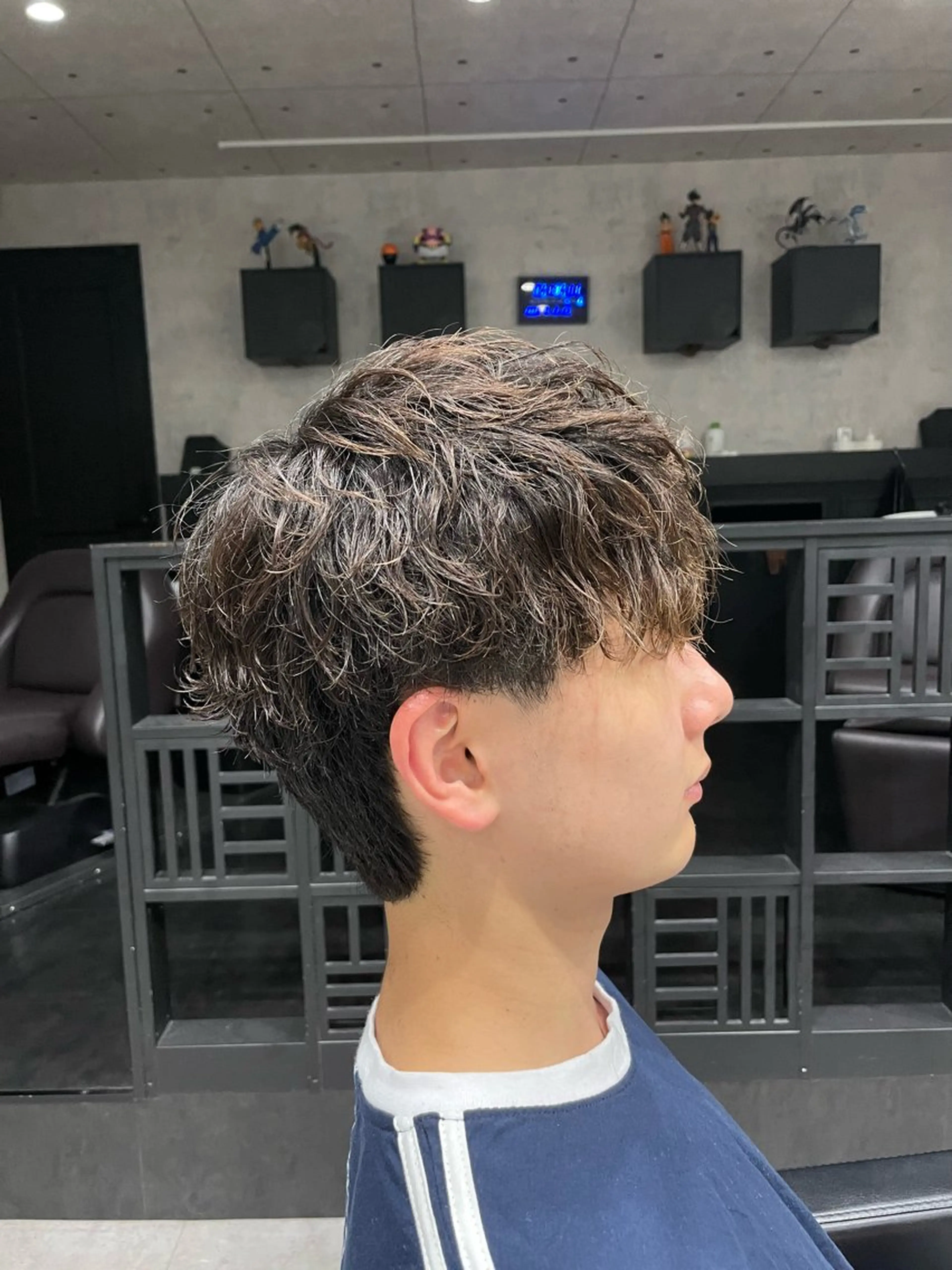 ショート パーマ メンズ ダウンパーマ メンズパーマ カット パーマ トリートメント メンズカット/ マッシュ/颯太のヘアスタイル