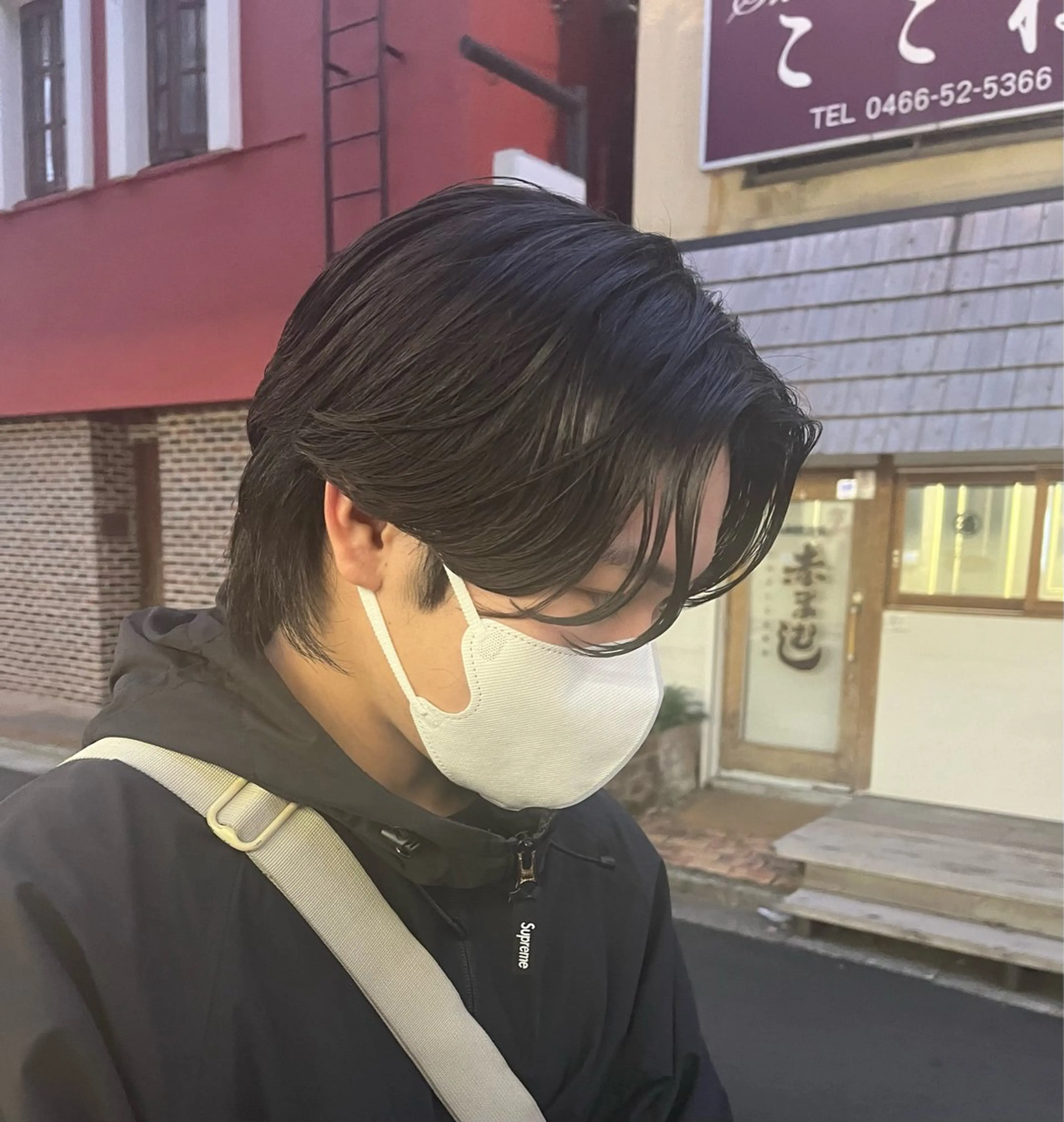 パーマ メンズ センターパート メンズパーマ カット パーマ トリートメント 森龍馬 メンズ専門美容師のヘアスタイル