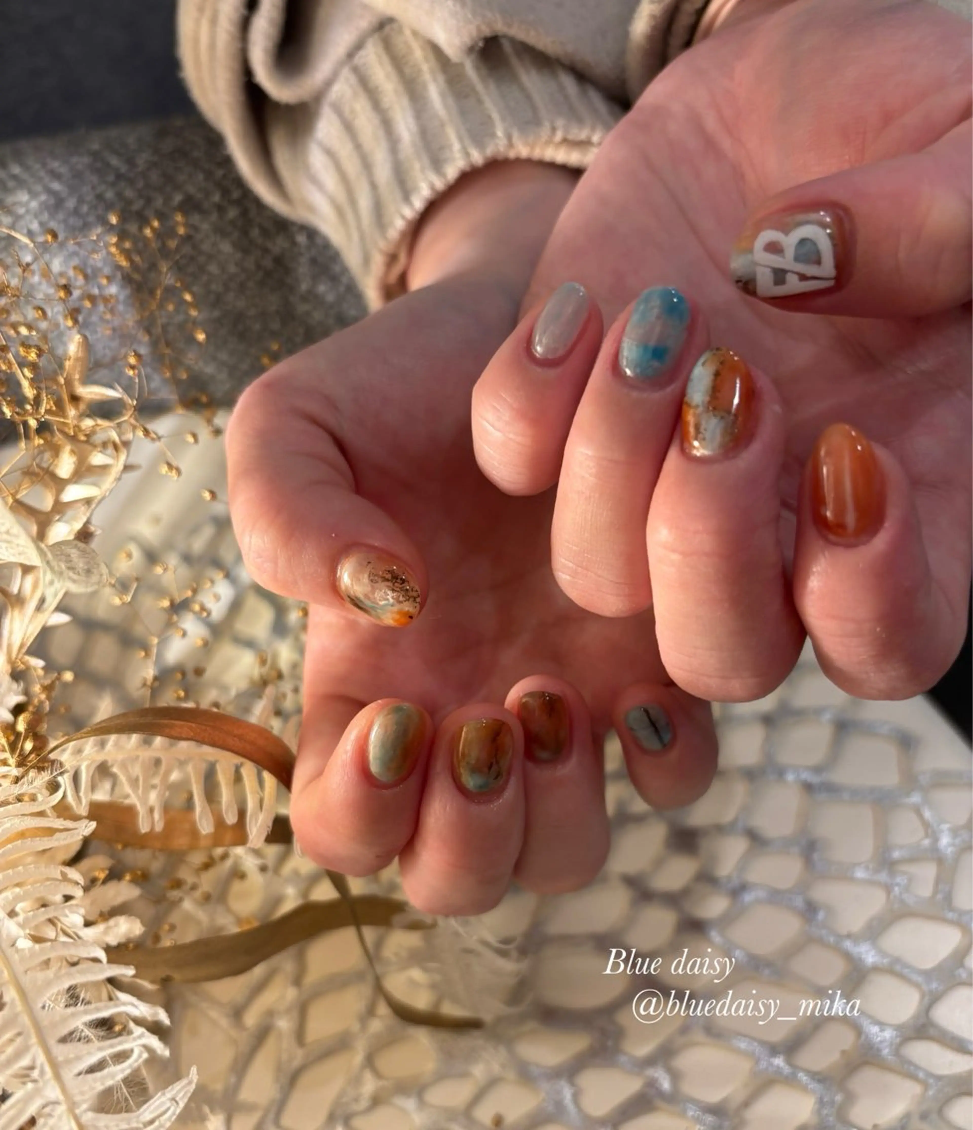 ネイル 持ち込み ハンドネイル Blue　daisy　栄本店 【ブルーデイジー】所属・Blue daisy 栄本店のネイルデザイン