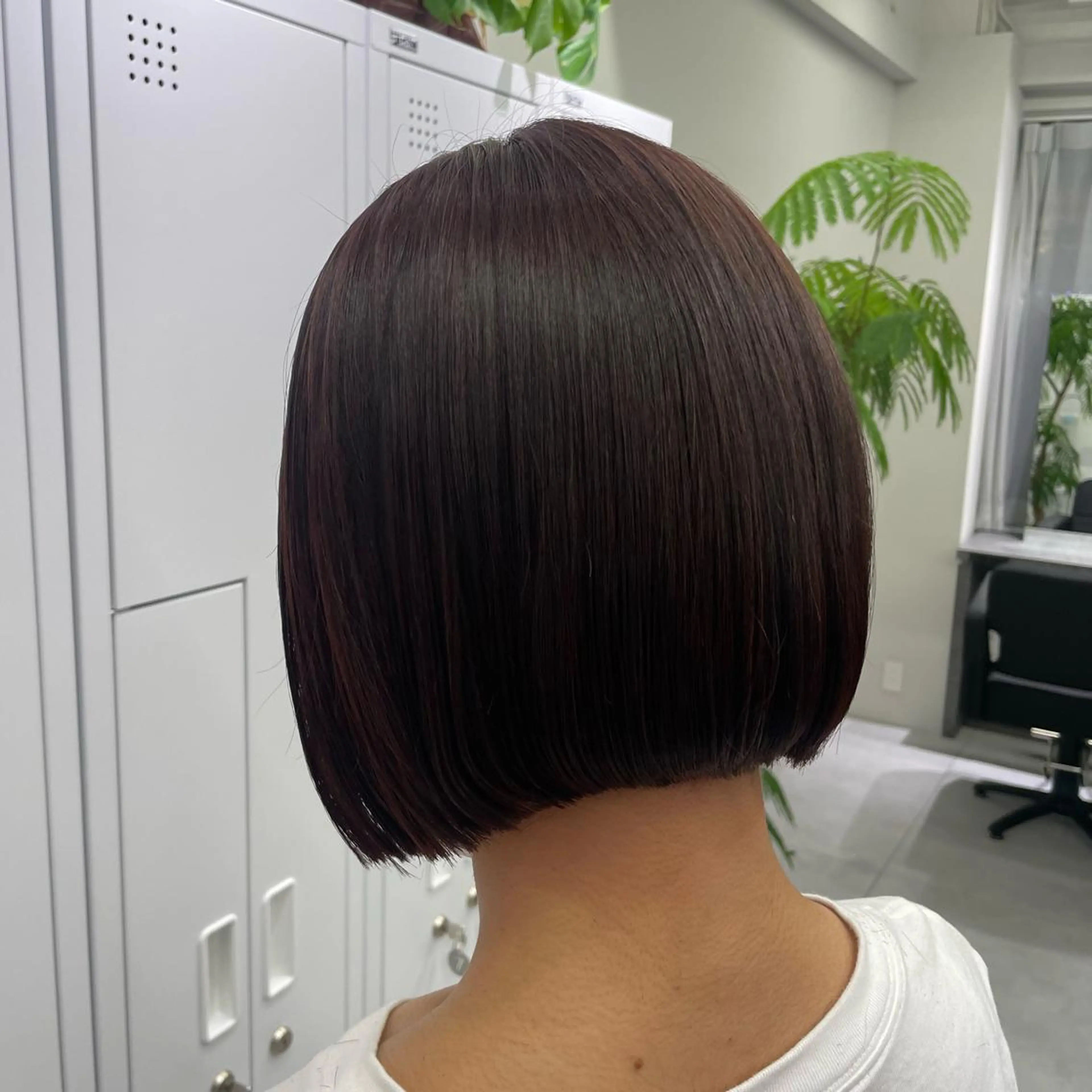 ミディアム カラー カット ヘアカラー トリートメント ate.心斎橋 RYUKAのヘアスタイル