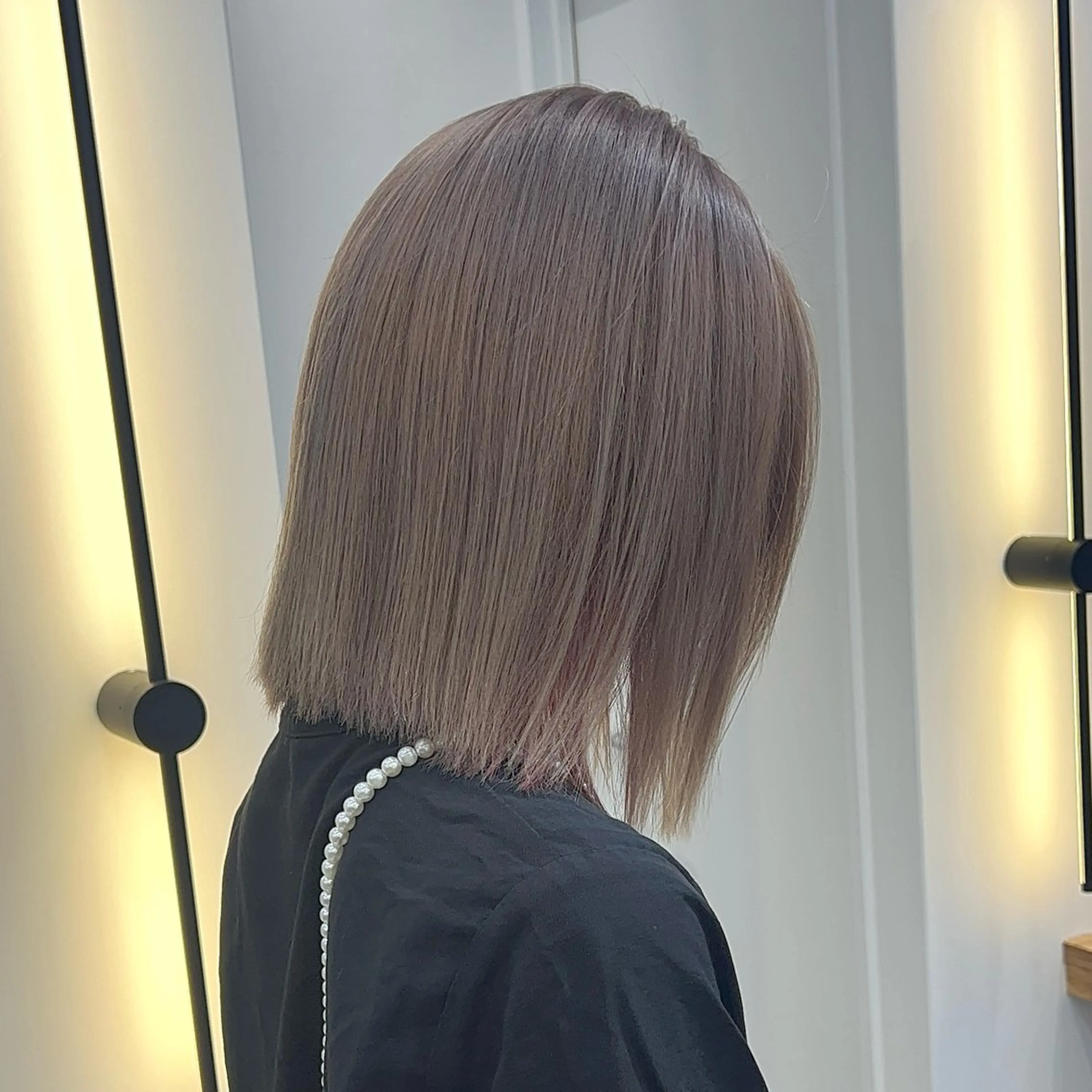 セミロング カット ヘアカラー トリートメント ✂︎透明感カラー特化 /日和優真✂︎のヘアスタイル