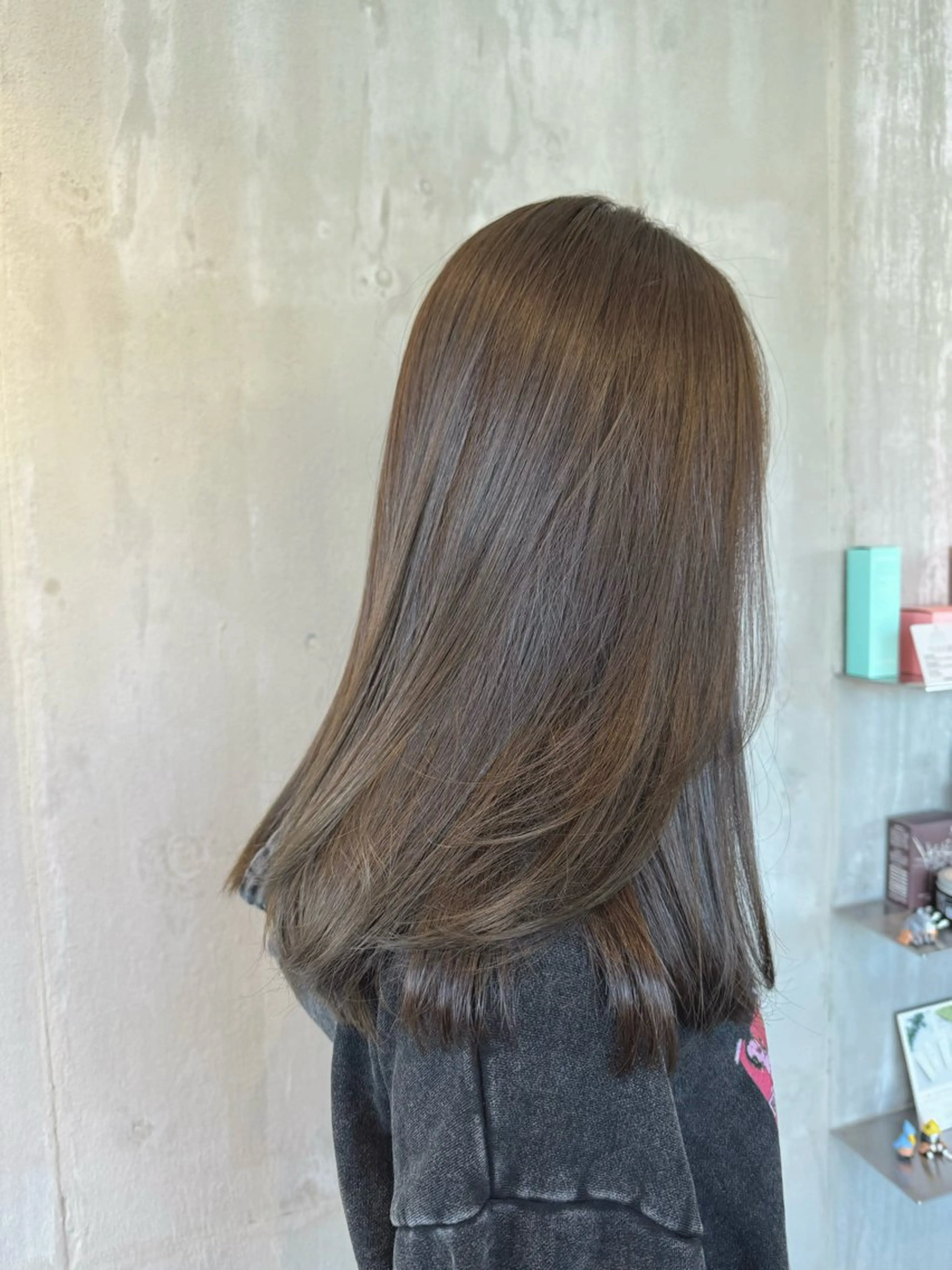 ロング カラー カット ヘアカラー トリートメント 透明感カラー 天羅のヘアスタイル