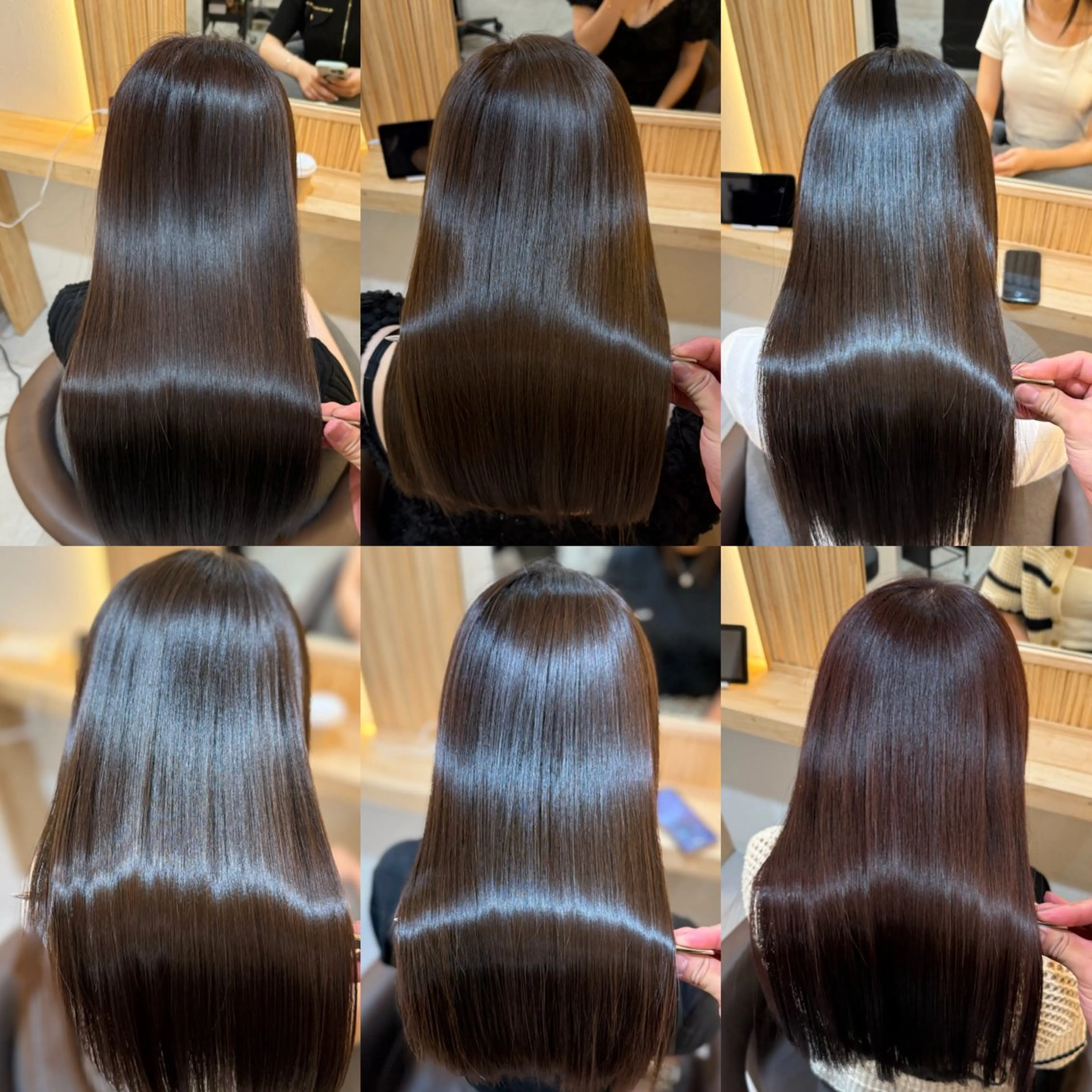 ロング ケアカラー 髪質改善 トリートメント ヘアカラー トリートメント attrait南堀江所属・絹髪職人 KAISEI艶髪のヘアスタイル