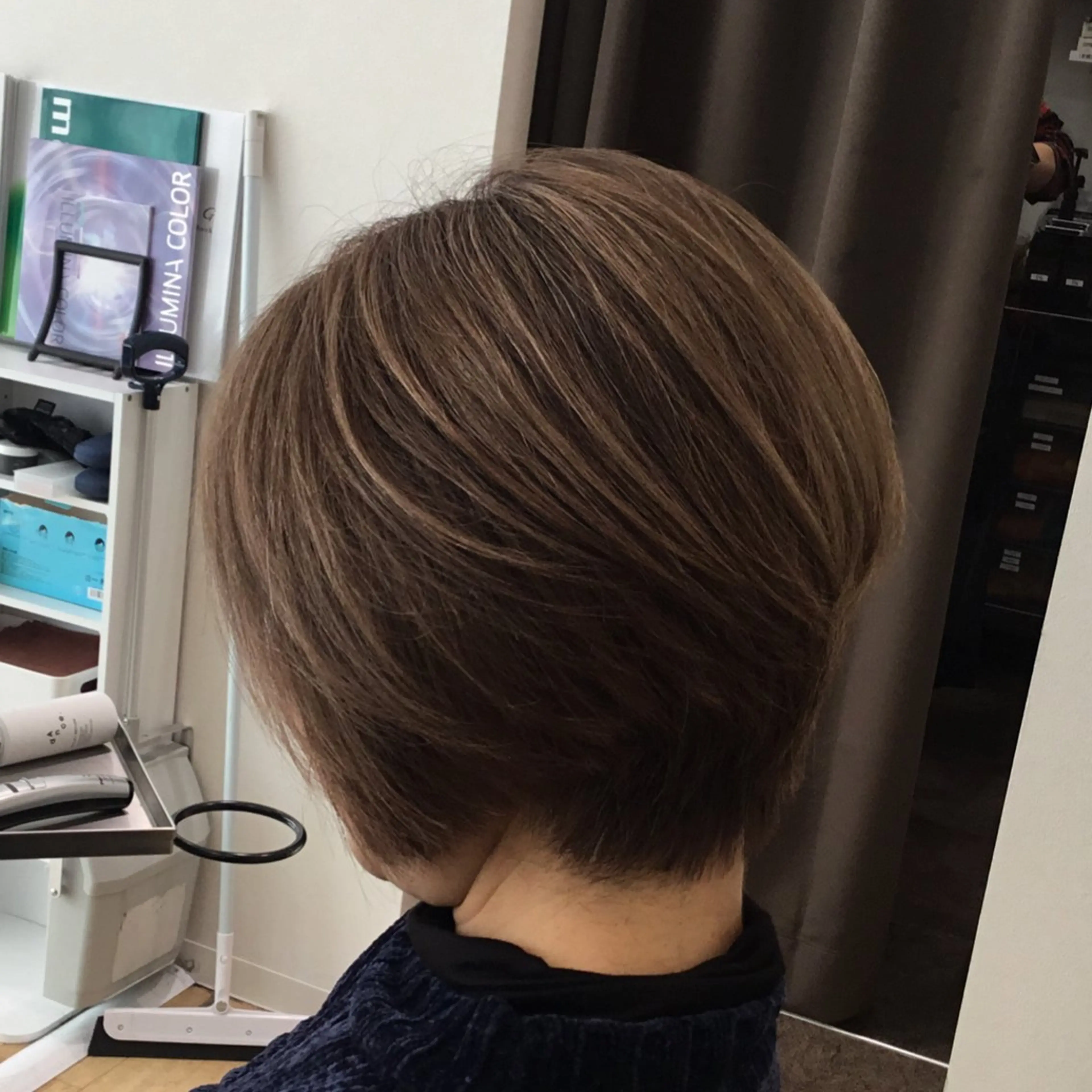 ショート カラー カット ヘアカラー 滝口 瑞季のヘアスタイル