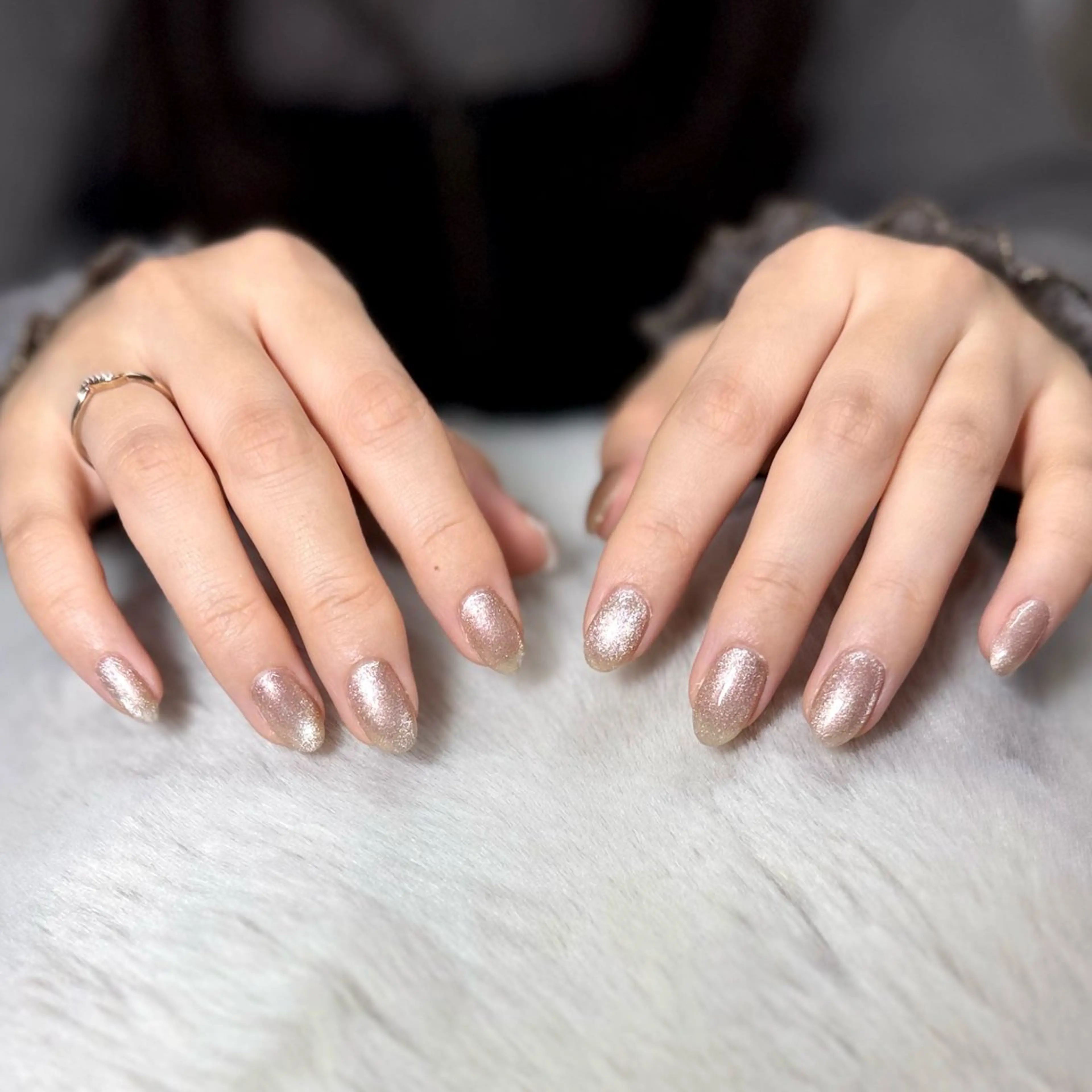 ネイル ゴールド Soo Nails所属・ミナミ 🦋のネイルデザイン