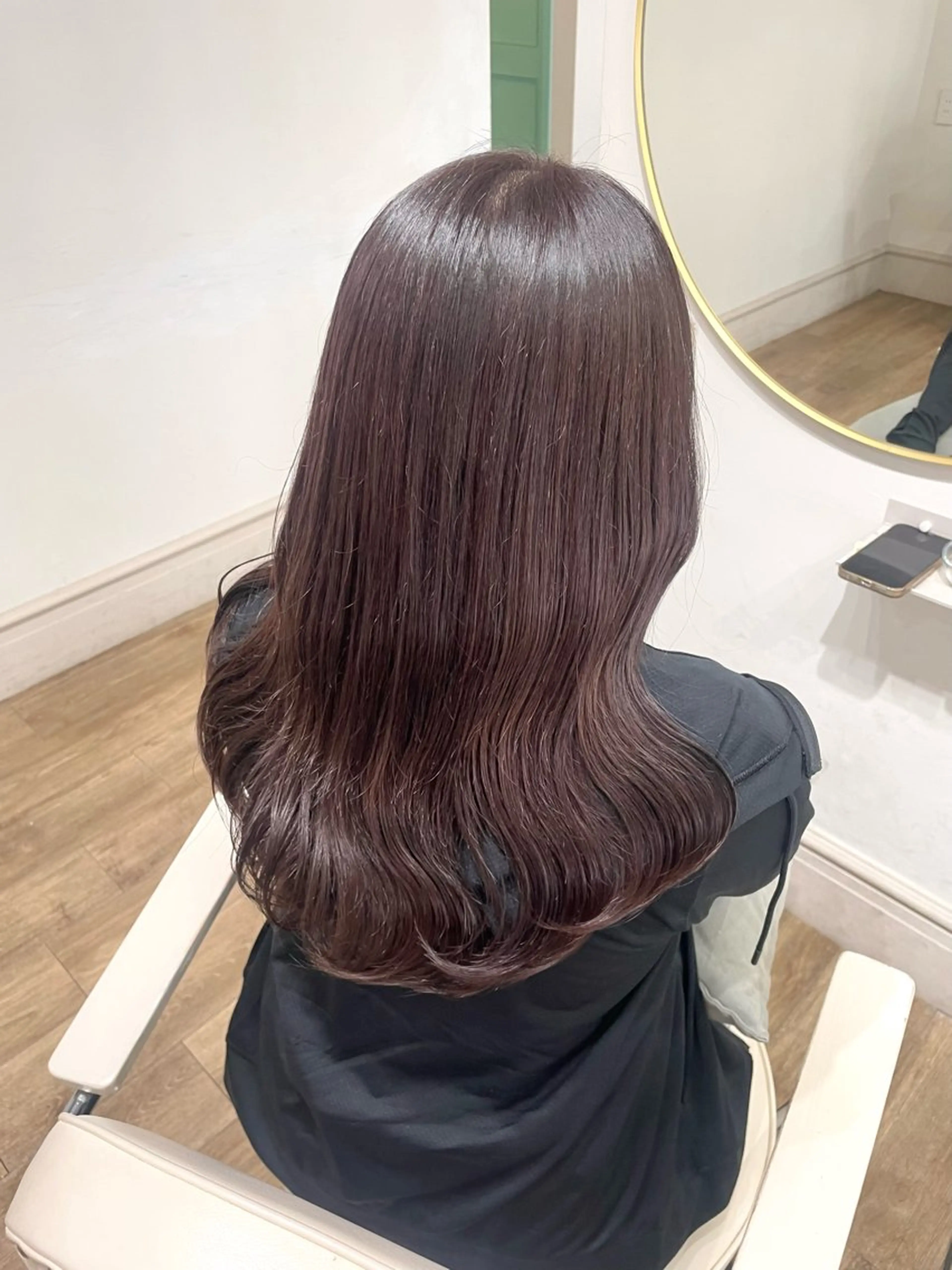 ロング ヘアカラー トリートメント ももか /韓国style🖤のヘアスタイル