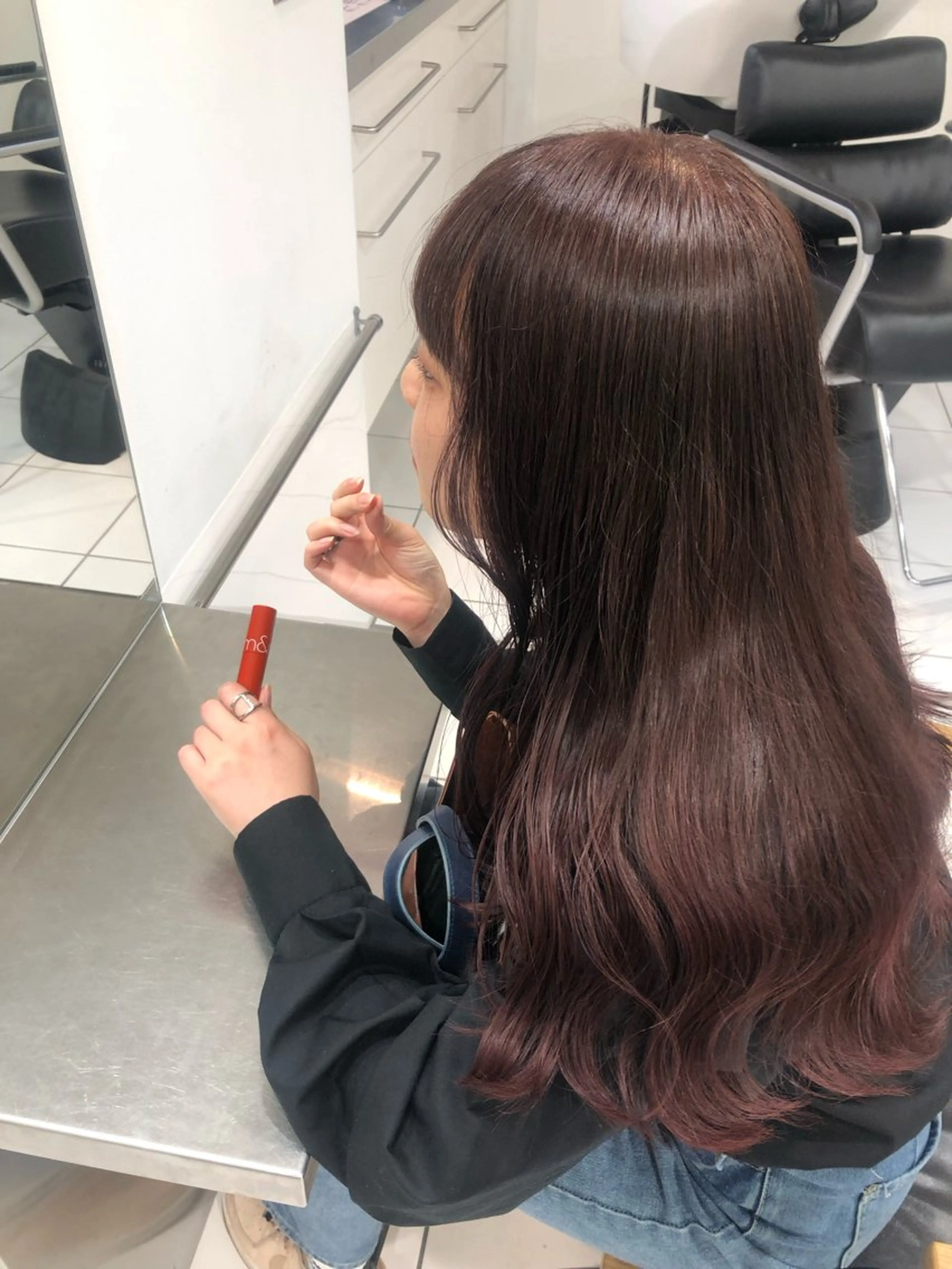 【10​〜​20代限定メニュー】暖色系one color♥️🍷【シャンプー➕ブロー込】の写真