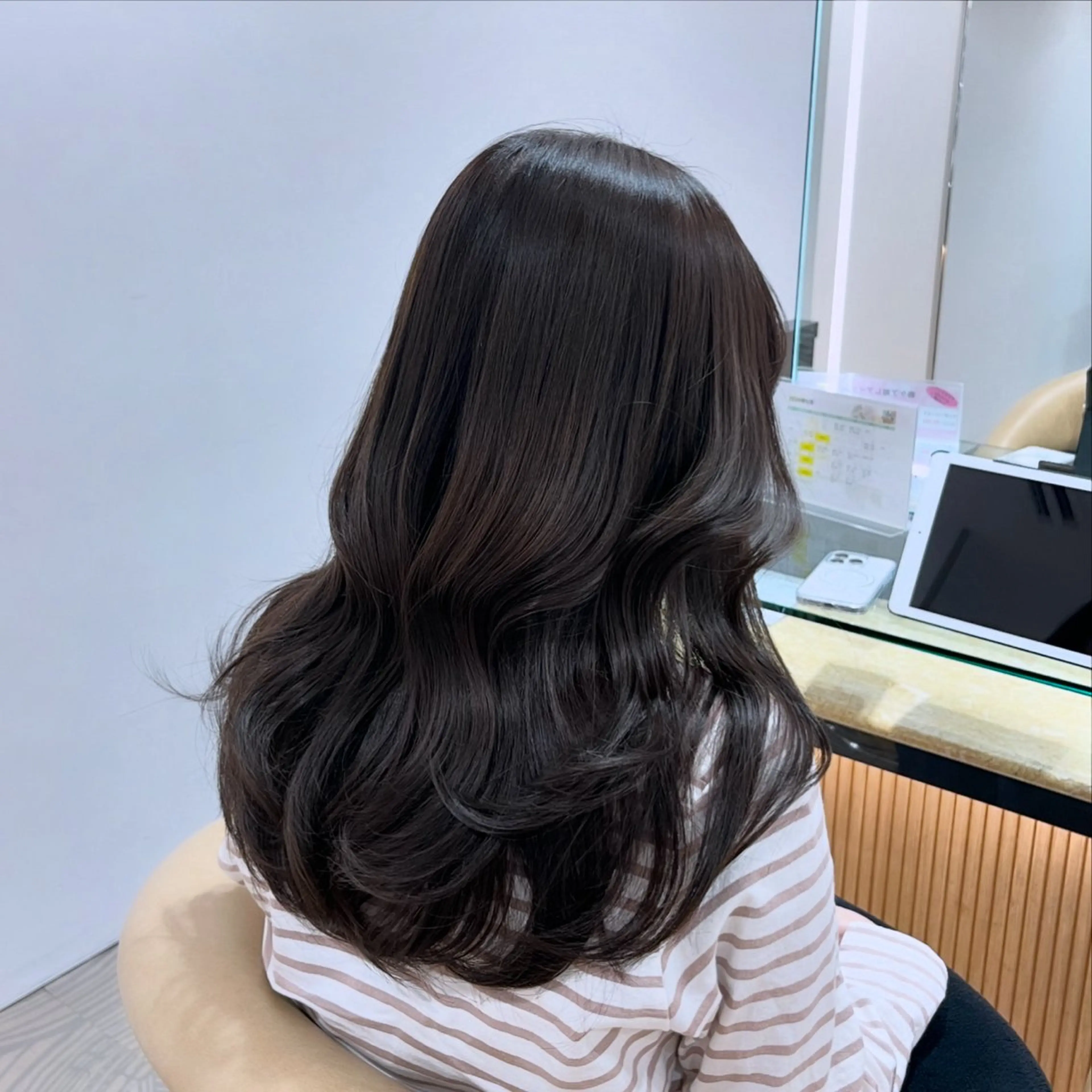 ミディアム カットモデル/ 透明感ヘア/成瀬裕介のヘアスタイル