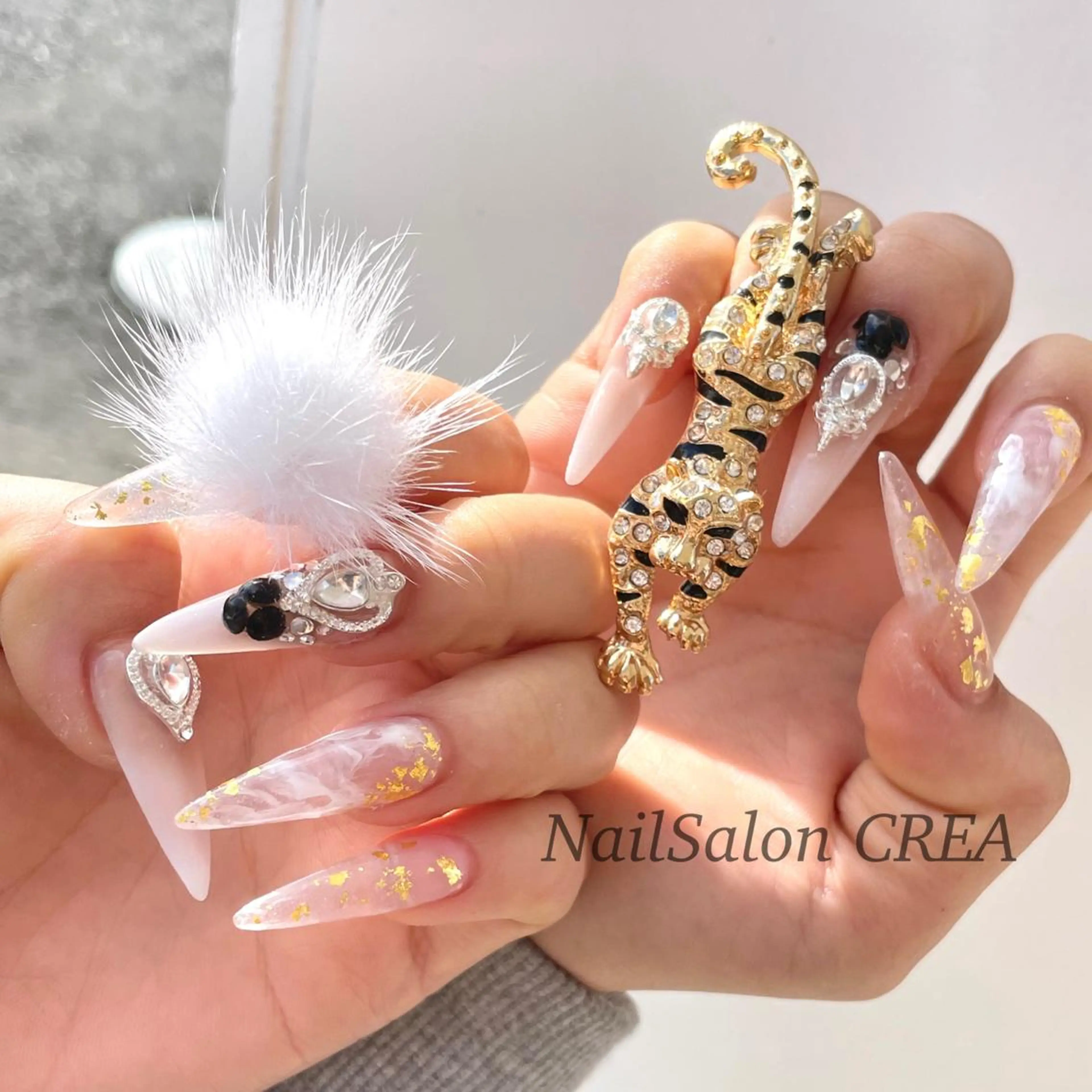 ネイル 成人式 ハンドネイル NailSalon CREAのネイルデザイン